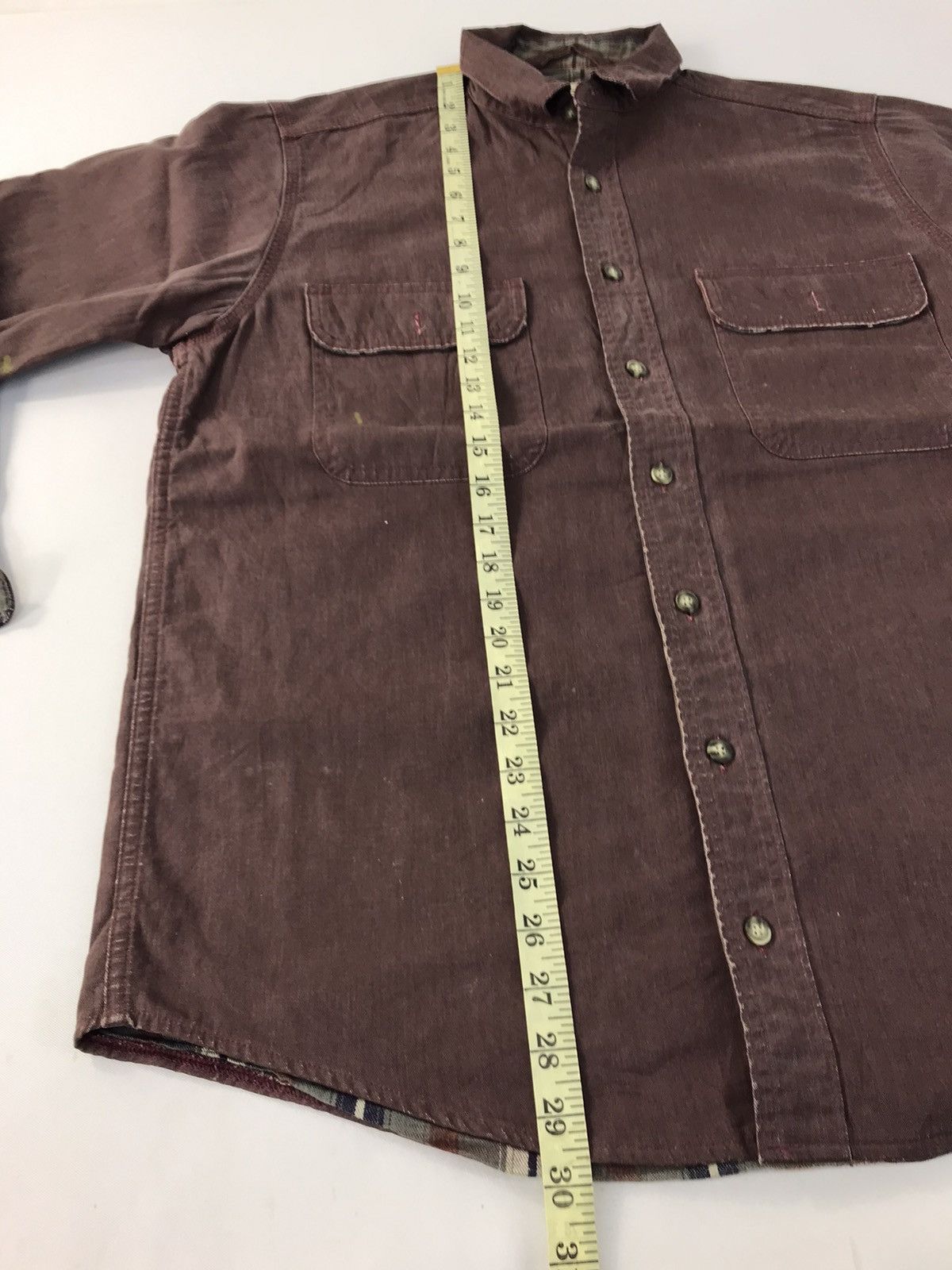 L.L. Bean × Vintage L.L Bean Flannel Shirt Zipper Plaid Checked Workwear R060j Size US XL / EU 56 / 4 - 10 Thumbnail