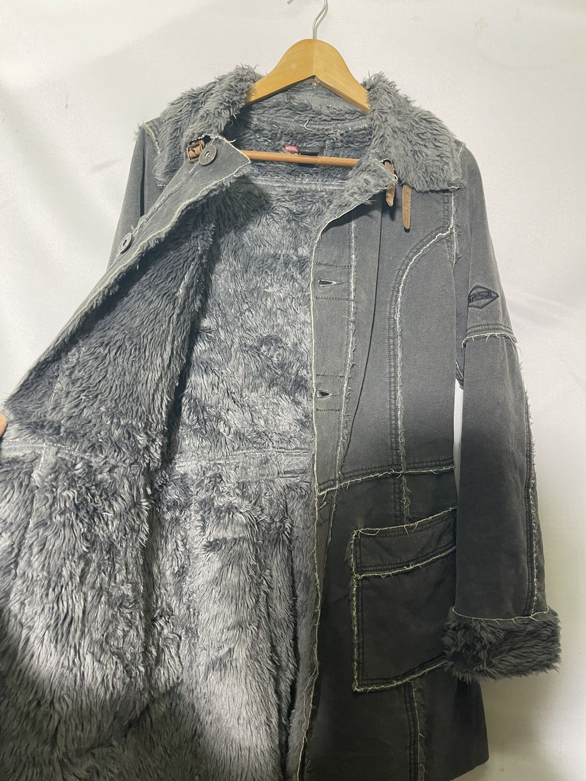 Diesel DIESEL SHEARLING OVER JACKET Size XS / US 0-2 / IT 36-38 - 9 Thumbnail