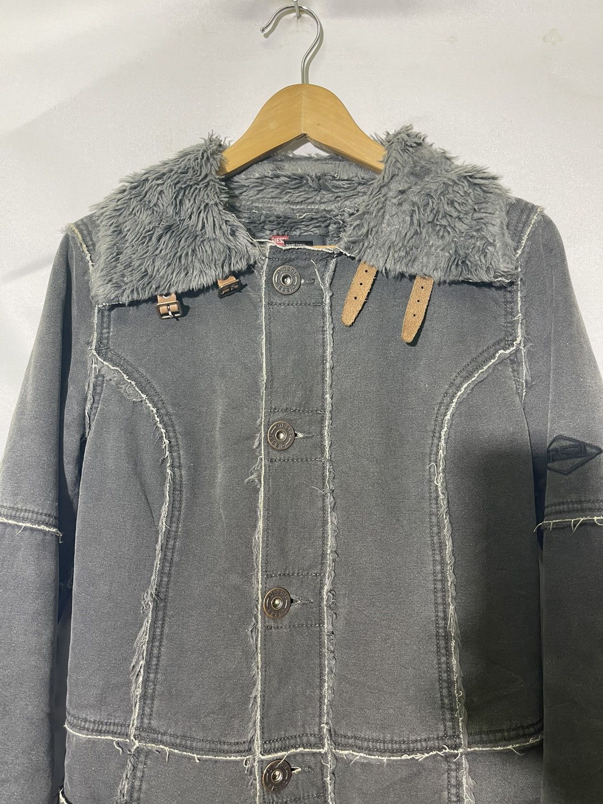 Diesel DIESEL SHEARLING OVER JACKET Size XS / US 0-2 / IT 36-38 - 4 Thumbnail
