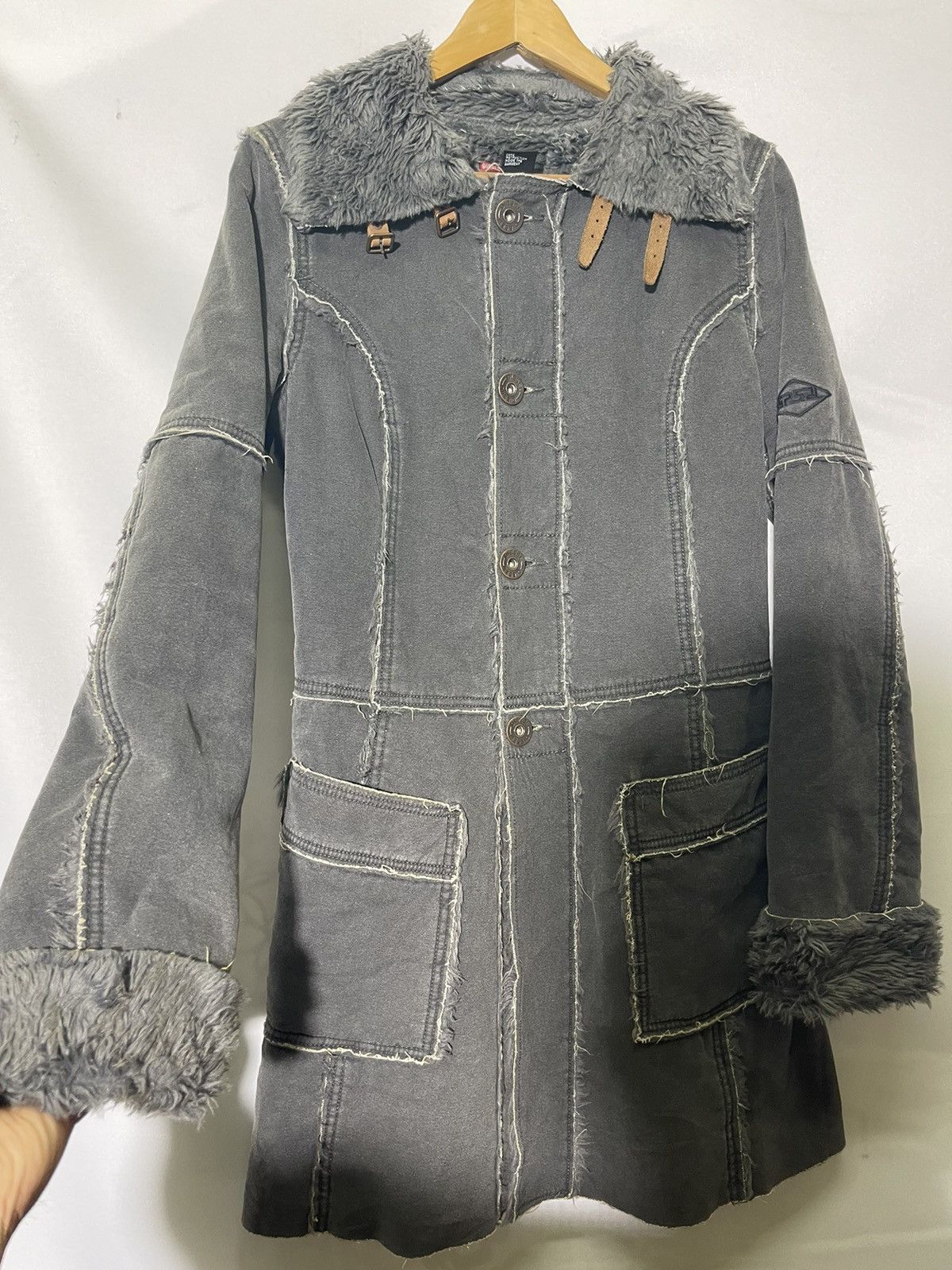 Diesel DIESEL SHEARLING OVER JACKET Size XS / US 0-2 / IT 36-38 - 7 Thumbnail
