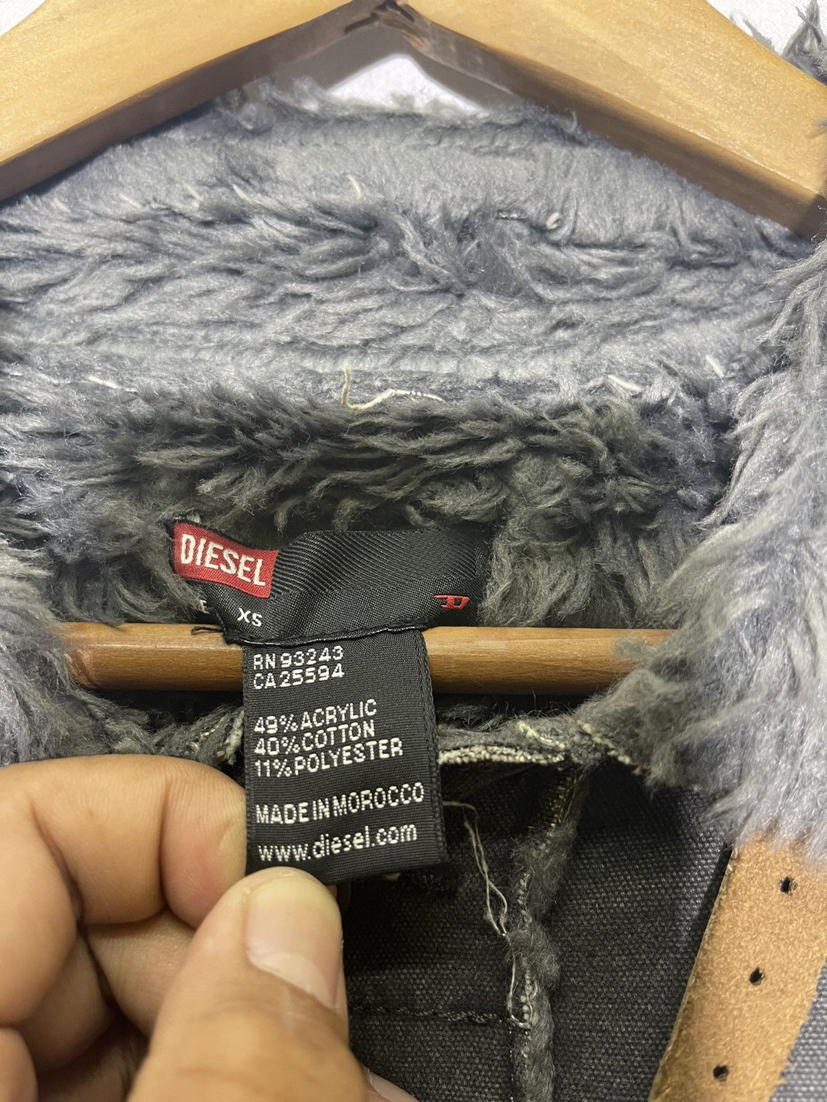 Diesel DIESEL SHEARLING OVER JACKET Size XS / US 0-2 / IT 36-38 - 12 Thumbnail