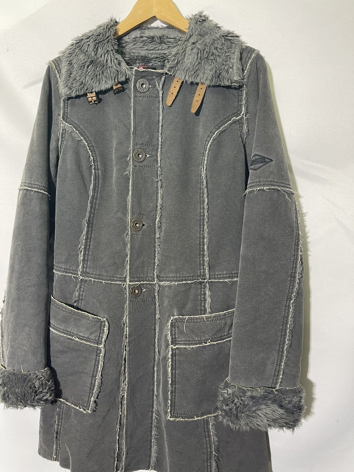 Diesel DIESEL SHEARLING OVER JACKET Size XS / US 0-2 / IT 36-38 - 3 Thumbnail