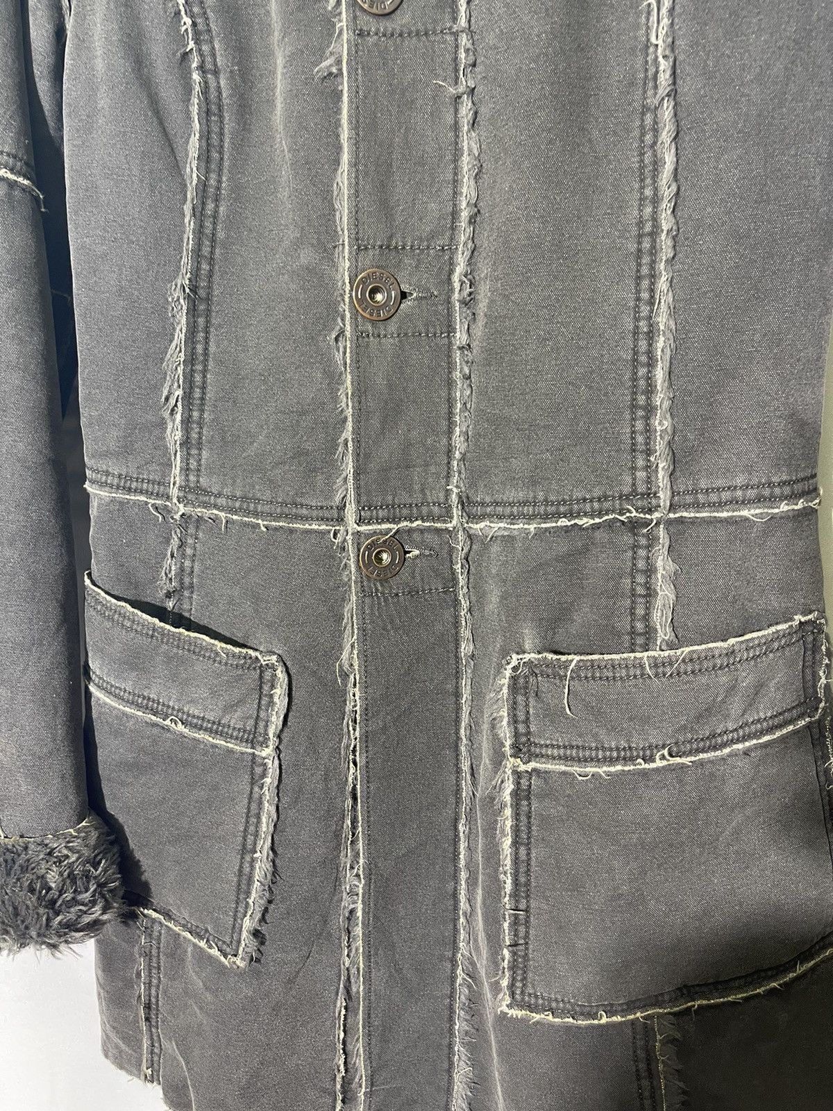 Diesel DIESEL SHEARLING OVER JACKET Size XS / US 0-2 / IT 36-38 - 6 Thumbnail