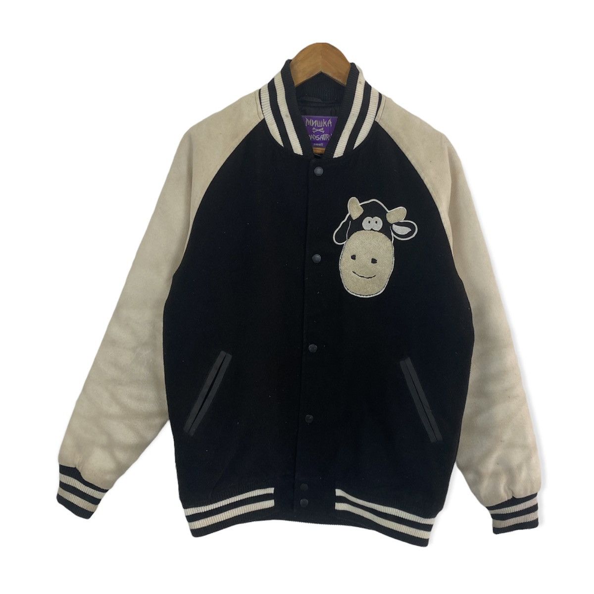 Japanese Brand Mnwka x Dinosaur jr varsity jacket Size US M / EU 48-50 / 2 - 2 Thumbnail