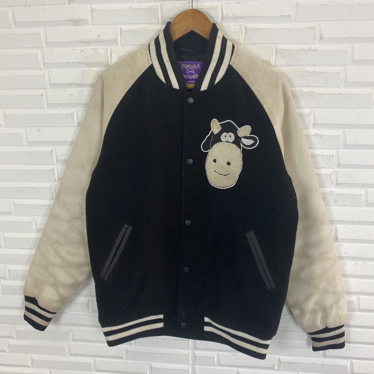 Japanese Brand Mnwka x Dinosaur jr varsity jacket Size US M / EU 48-50 / 2 - 4 Thumbnail
