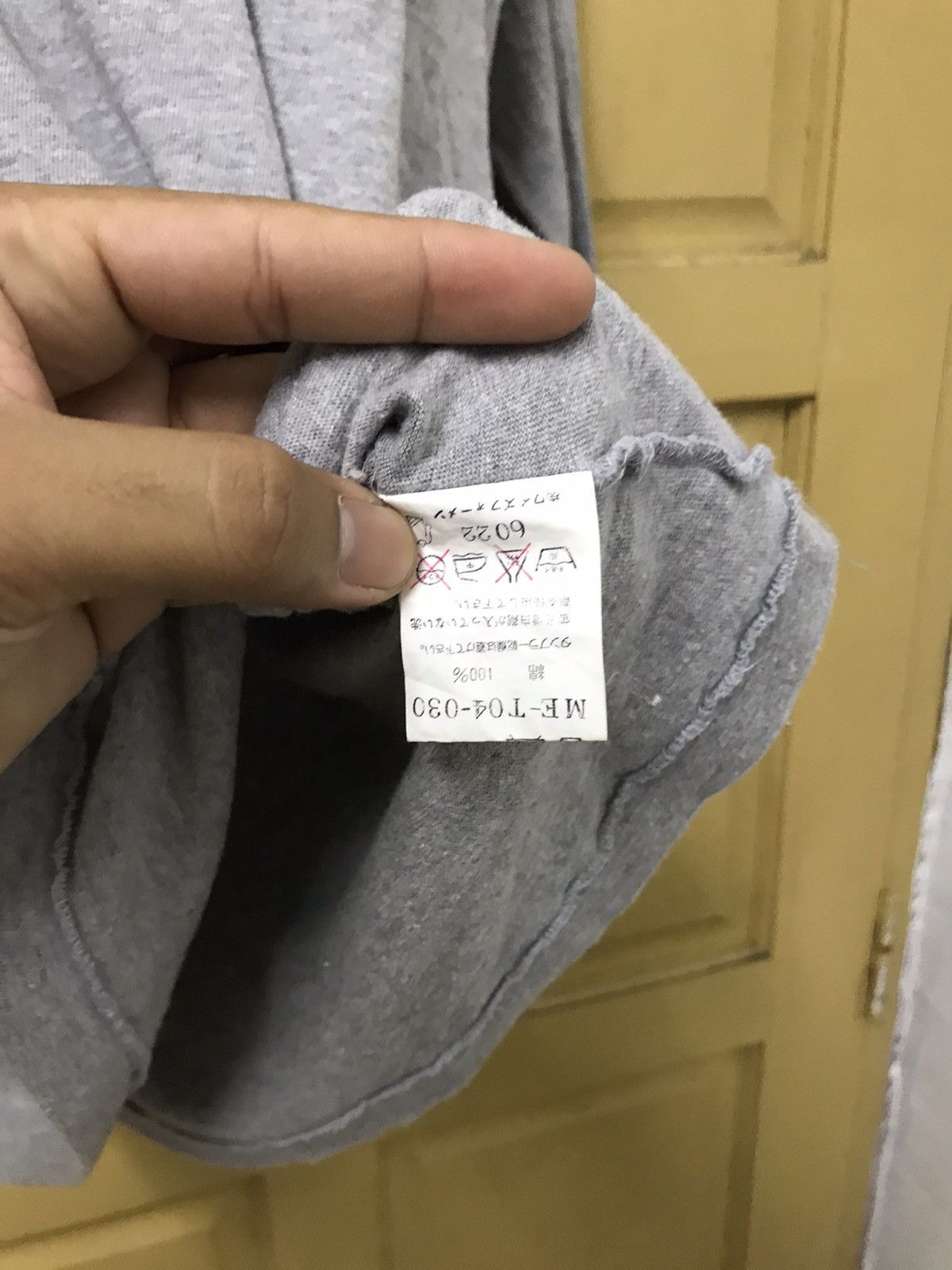 Yohji Yamamoto Vintage Ys' For Men Yohji Yamamoto Long Sleeve Tees Size US M / EU 48-50 / 2 - 11 Thumbnail