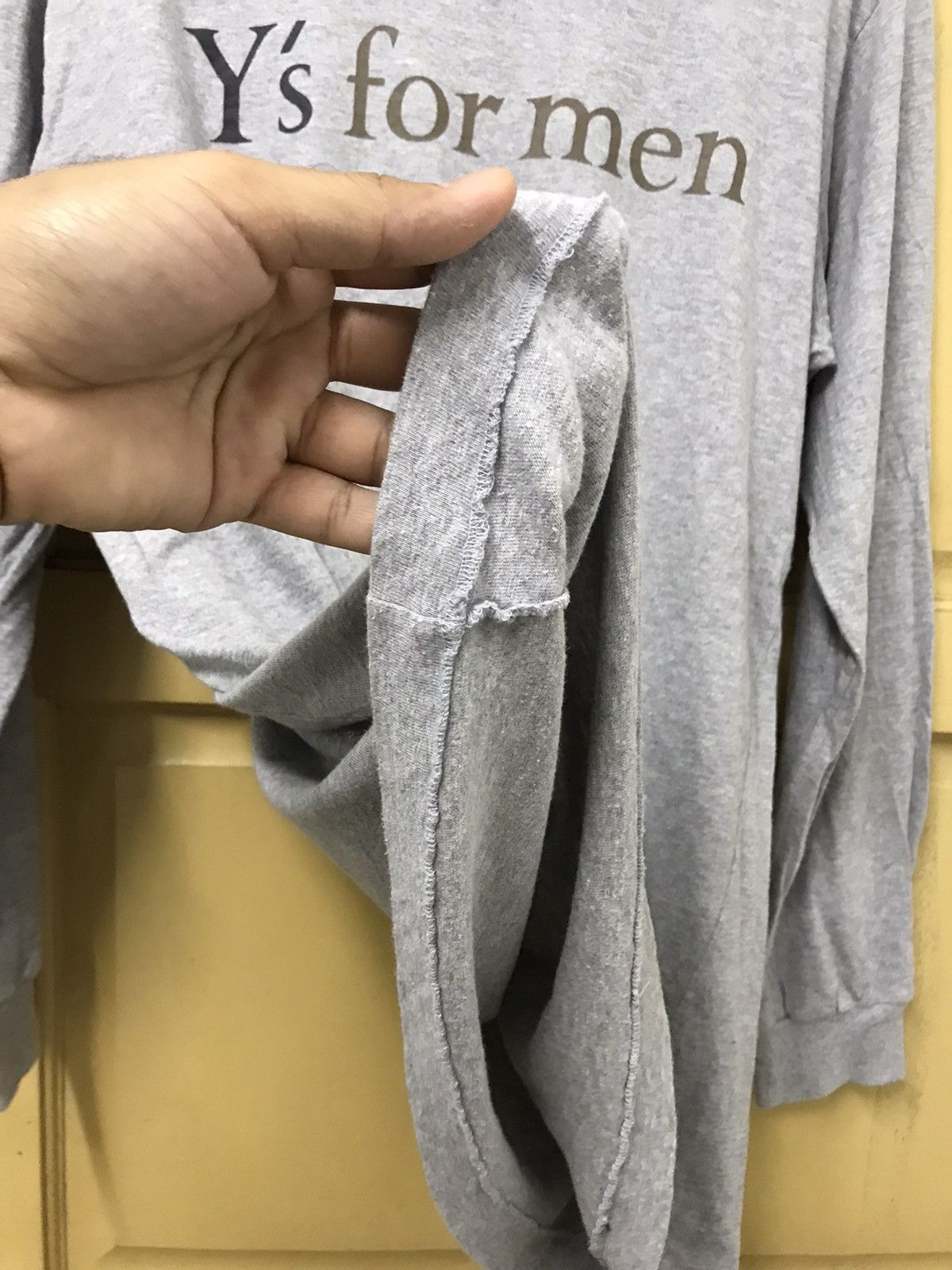 Yohji Yamamoto Vintage Ys' For Men Yohji Yamamoto Long Sleeve Tees Size US M / EU 48-50 / 2 - 9 Thumbnail