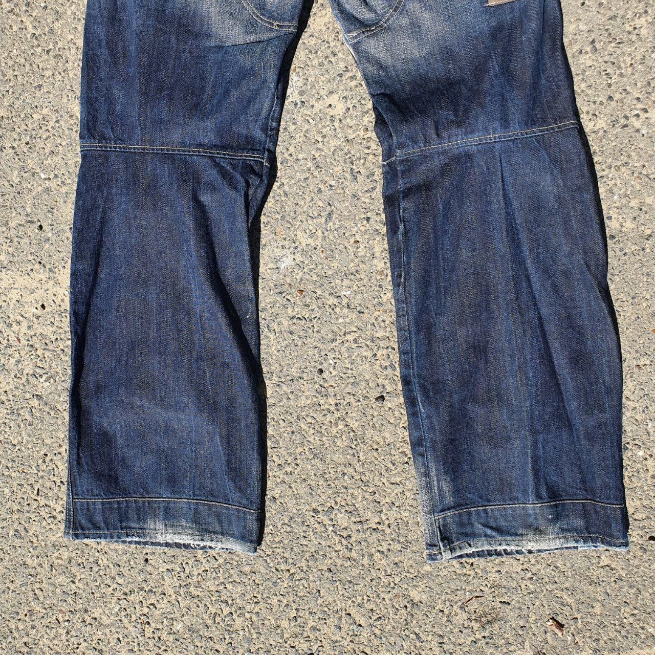 G-Star × Japanese Brand × Vintage Rare G Star Denim Patchwork Biker Knee Jeans Size US 31 - 9 Thumbnail