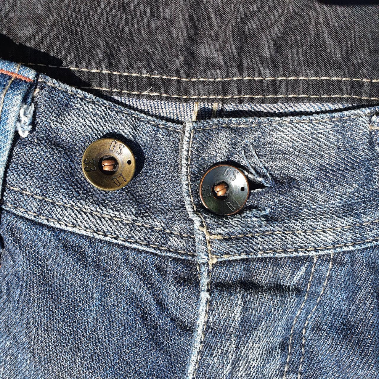 G-Star × Japanese Brand × Vintage Rare G Star Denim Patchwork Biker Knee Jeans Size US 31 - 7 Thumbnail