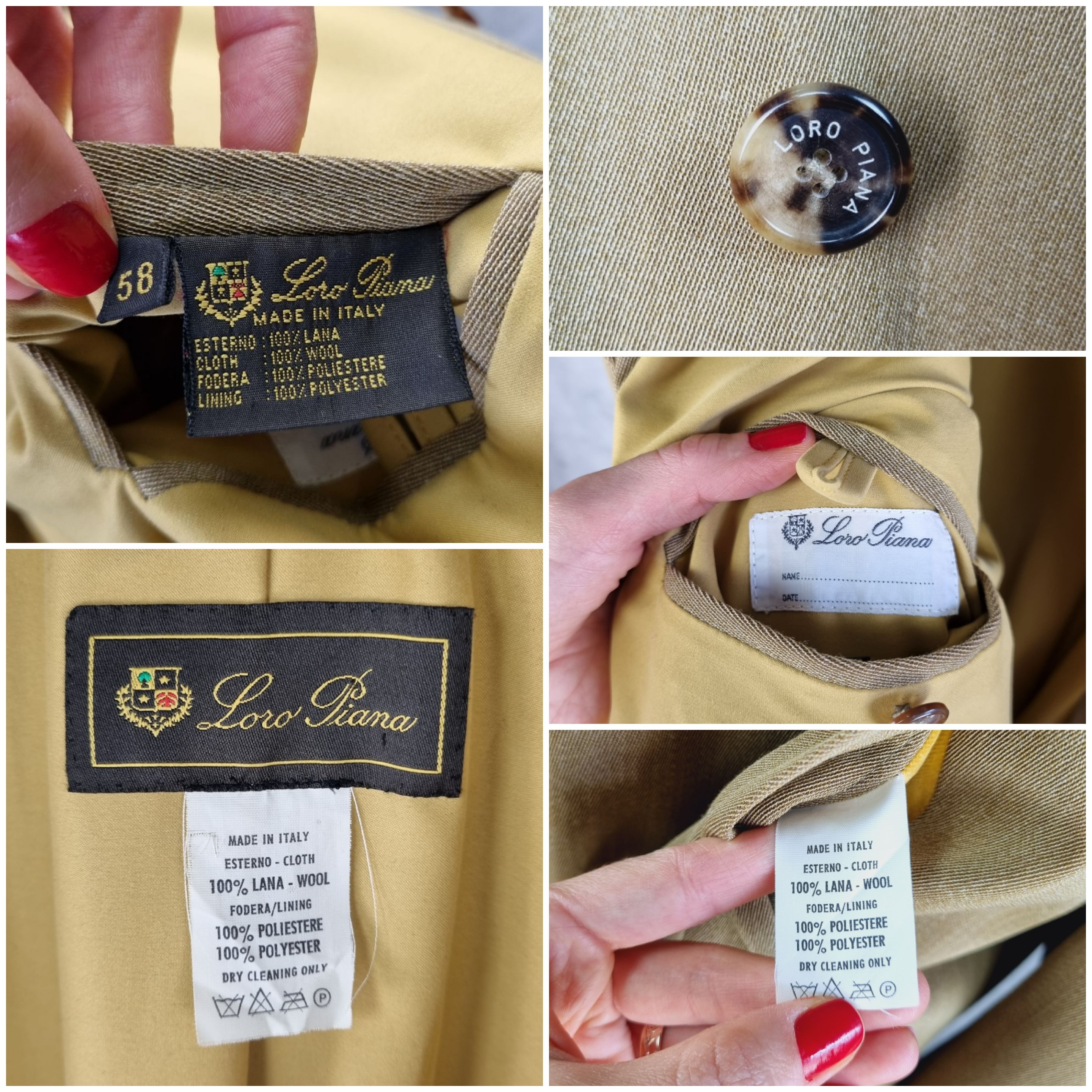 Loro Piana Rare Loro Piana 4 pockets Wool Coat Size US XXL / EU 58 / 5 - 7 Thumbnail