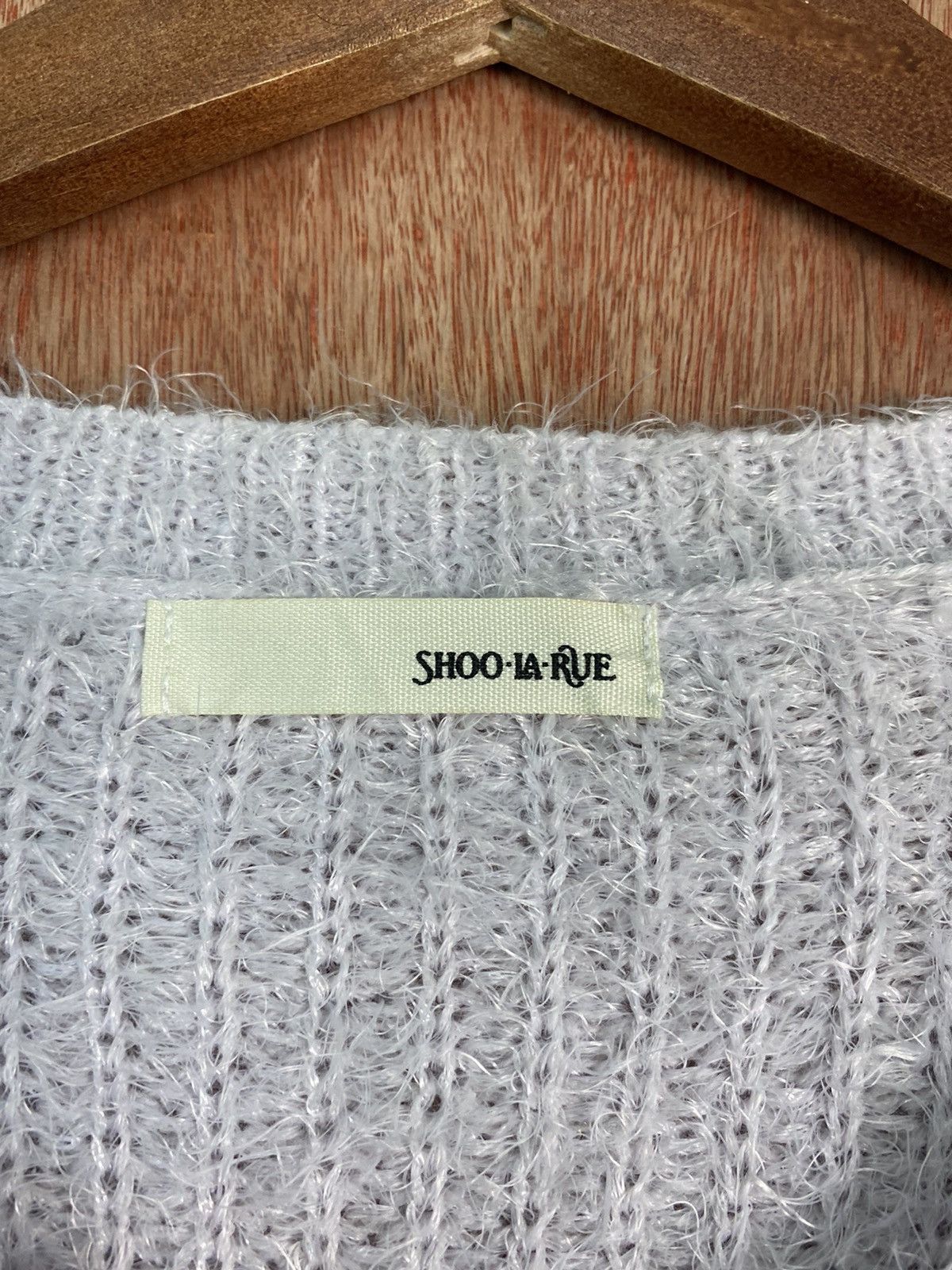 Homespun Knitwear × Japanese Brand DL Shoo La Rue Shag Shaggy Fur Mohair long Knitwear #B613 Size L / US 10 / IT 46 - 9 Thumbnail