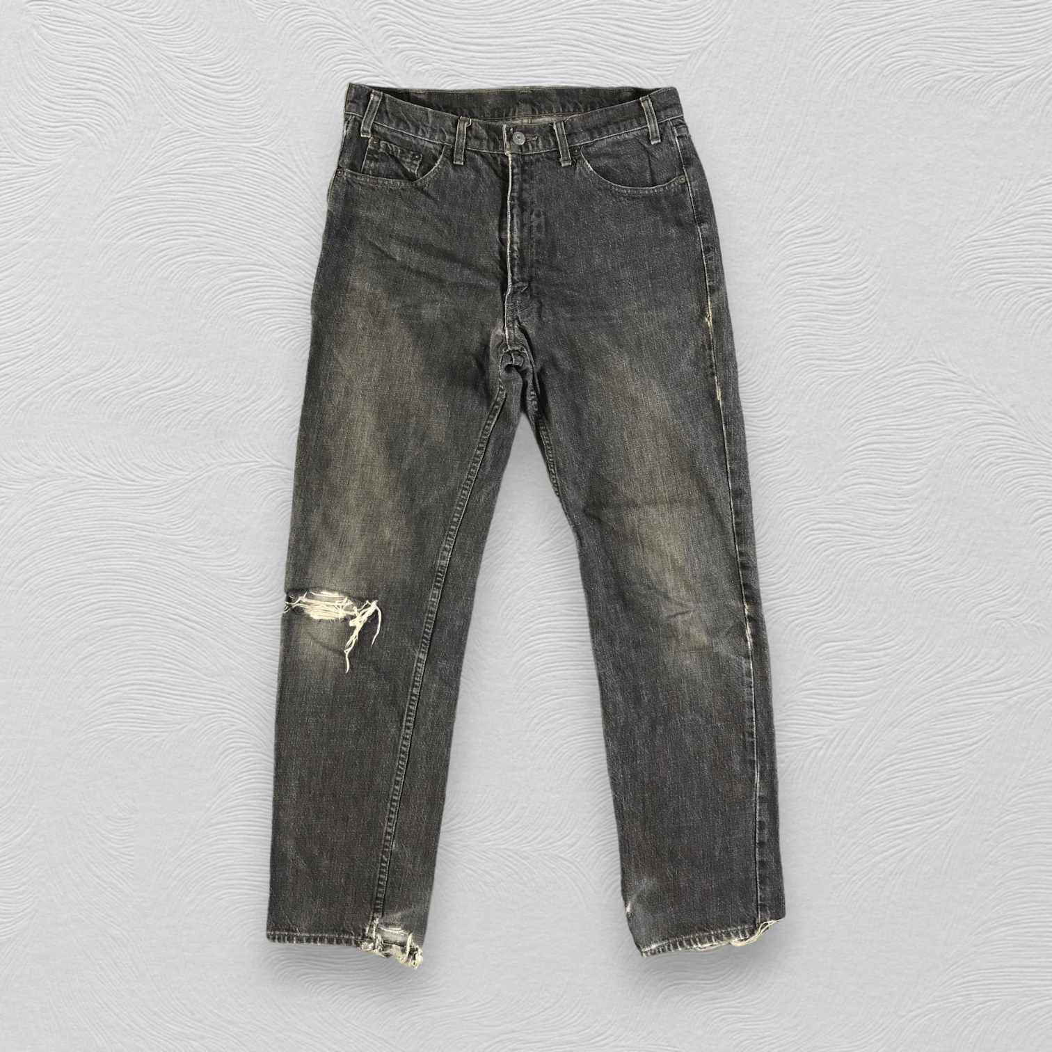 Levi's × Vintage Vintage Levis Jeans 503 Faded Black Denim KJ2517 Size US 33 - 1 Thumbnail