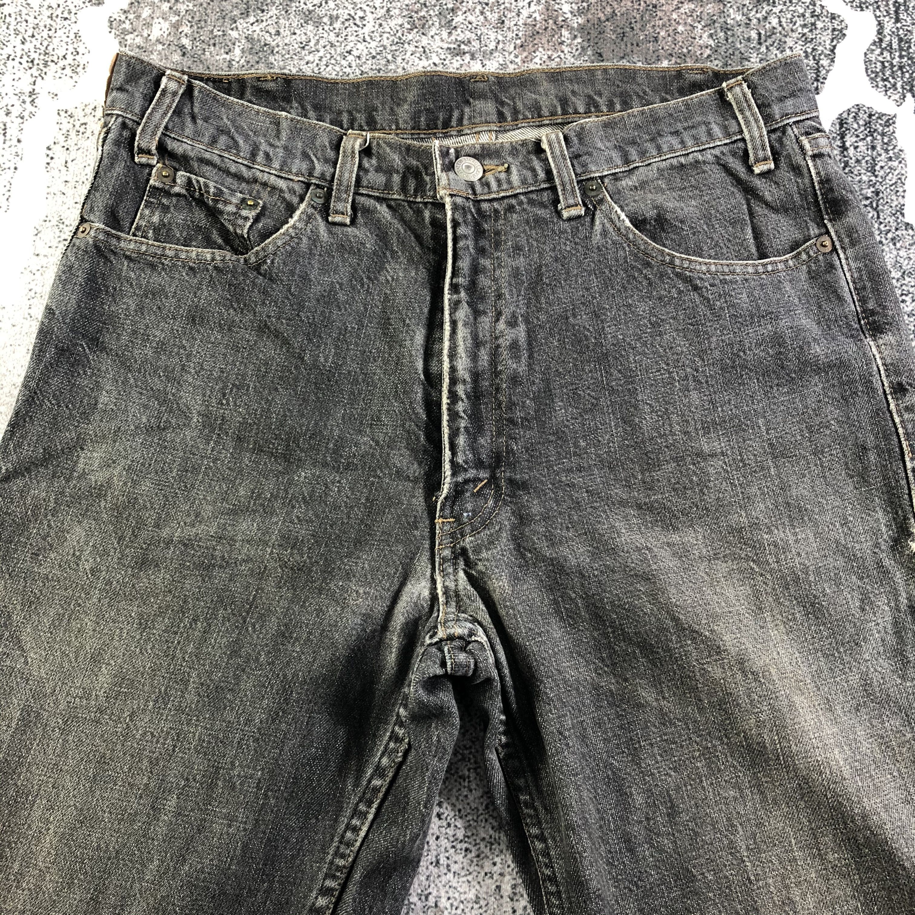 Levi's × Vintage Vintage Levis Jeans 503 Faded Black Denim KJ2517 Size US 33 - 3 Thumbnail