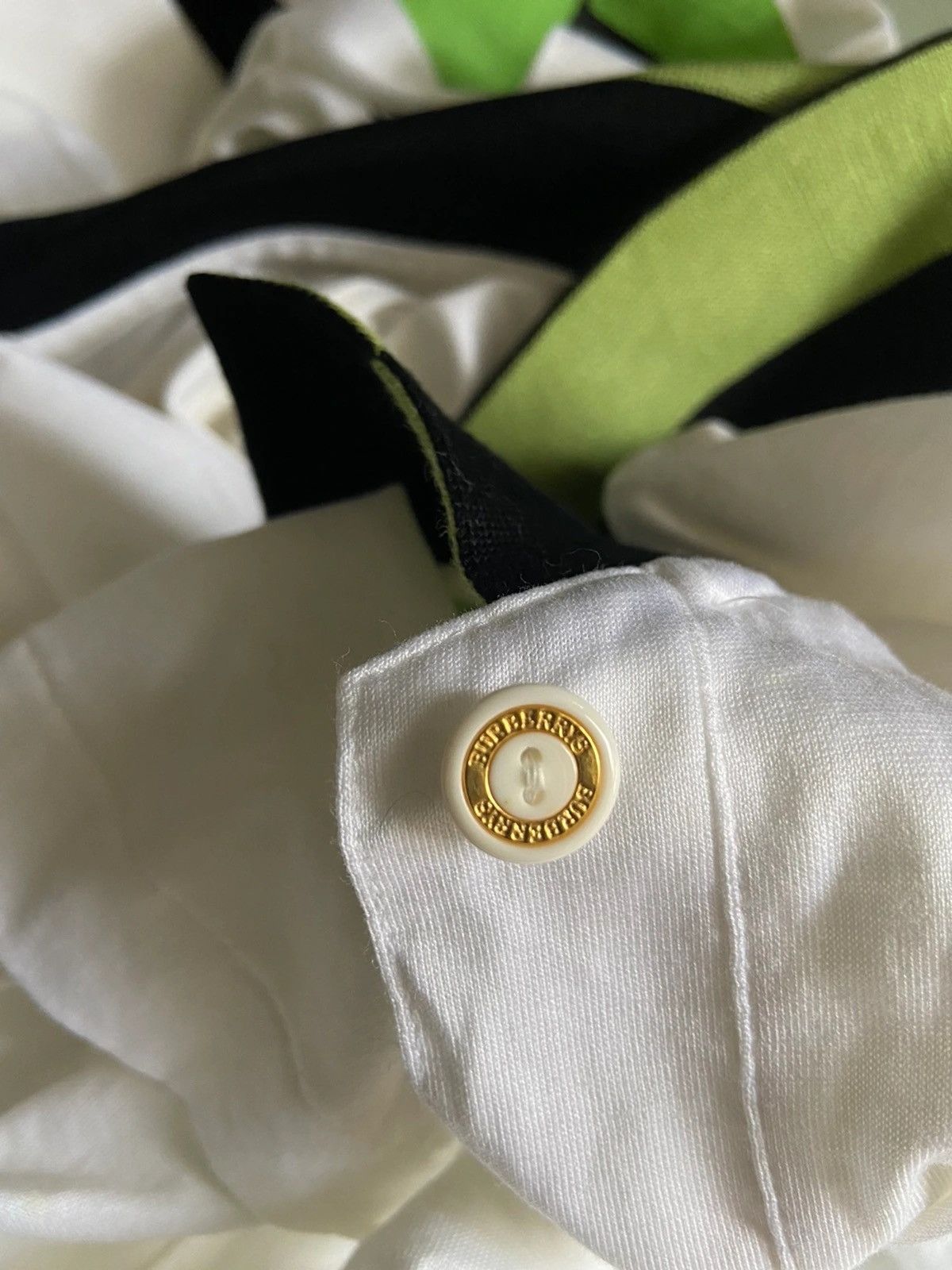 Burberry Final Drop💥Vintage Burberrys Long Sleeve Polo Size US M / EU 48-50 / 2 - 17 Thumbnail