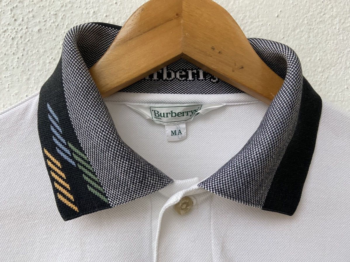 Burberry Final Drop💥Vintage Burberrys Long Sleeve Polo Size US M / EU 48-50 / 2 - 5 Thumbnail