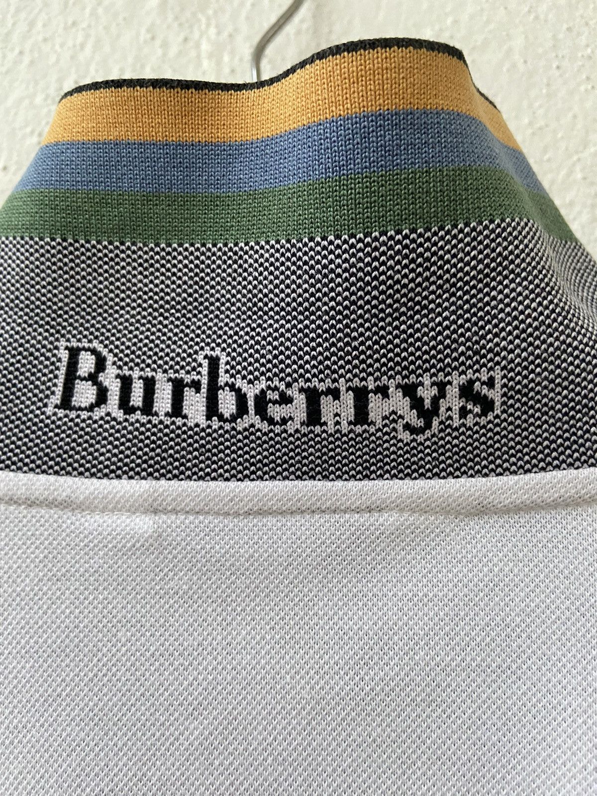 Burberry Final Drop💥Vintage Burberrys Long Sleeve Polo Size US M / EU 48-50 / 2 - 9 Thumbnail