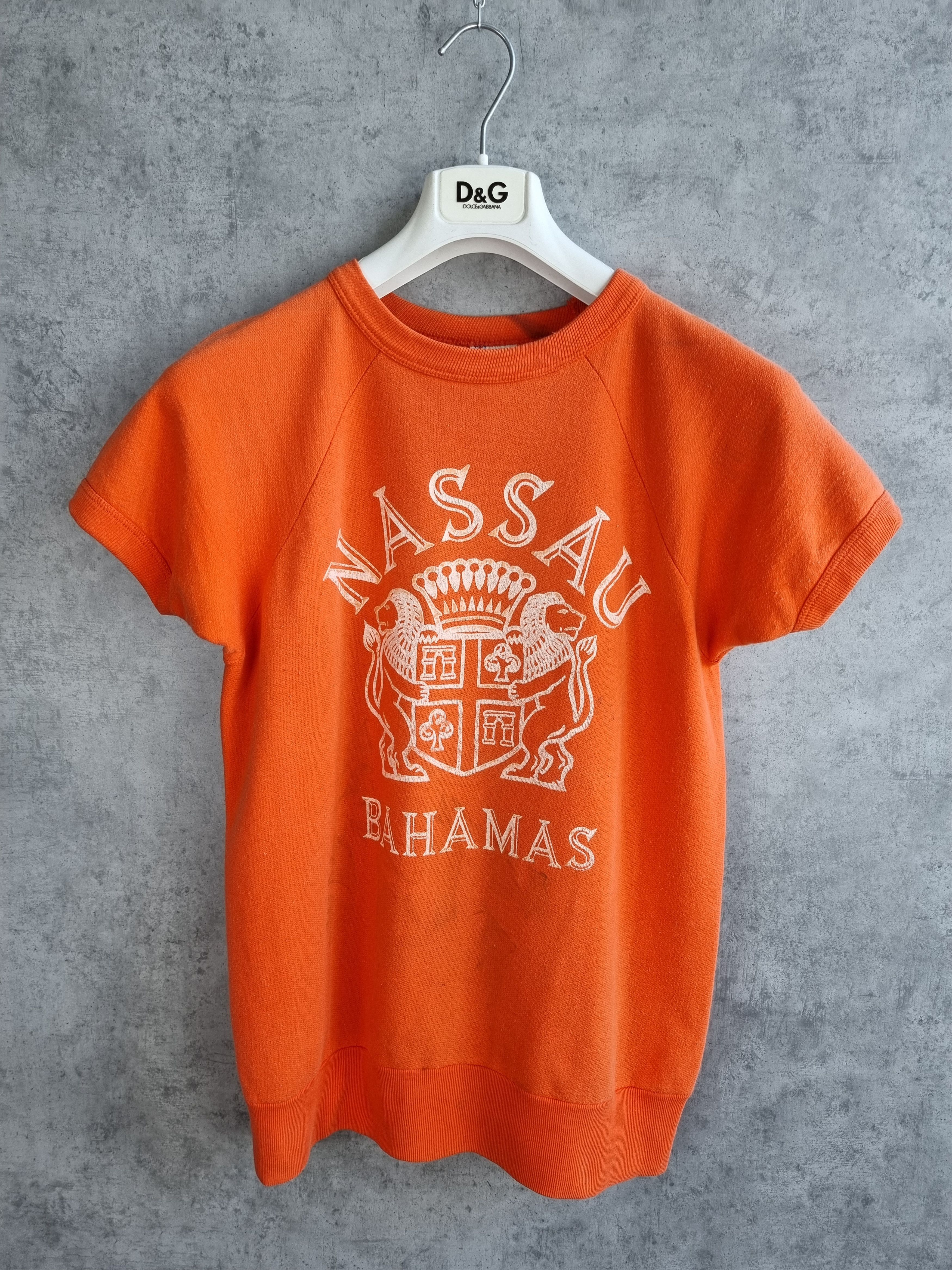 NCAA 70s Nassau Bahamas Big Logo Rare tee shirt made in Spain Size US S / EU 44-46 / 1 - 1 Thumbnail
