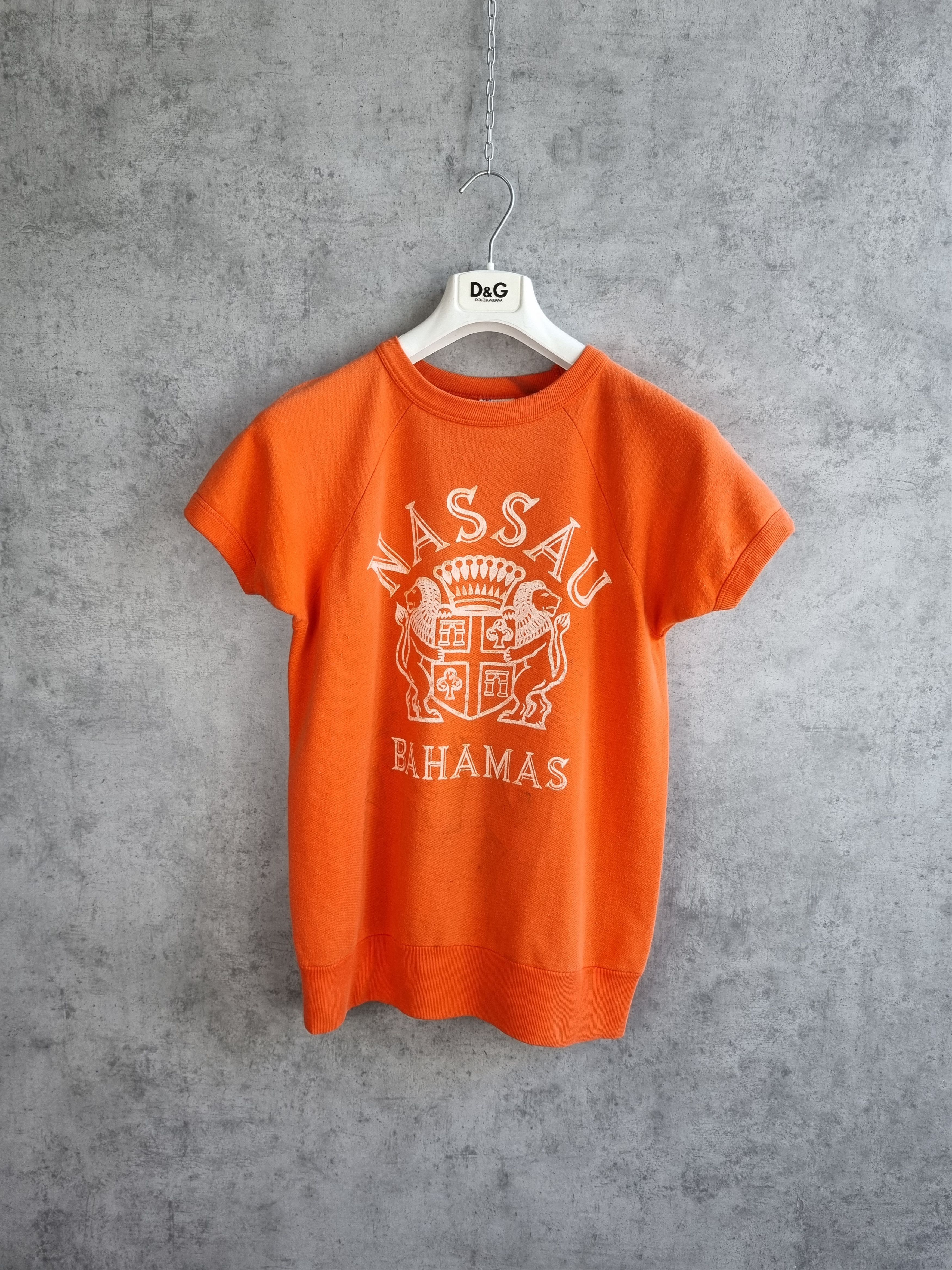 NCAA 70s Nassau Bahamas Big Logo Rare tee shirt made in Spain Size US S / EU 44-46 / 1 - 8 Thumbnail