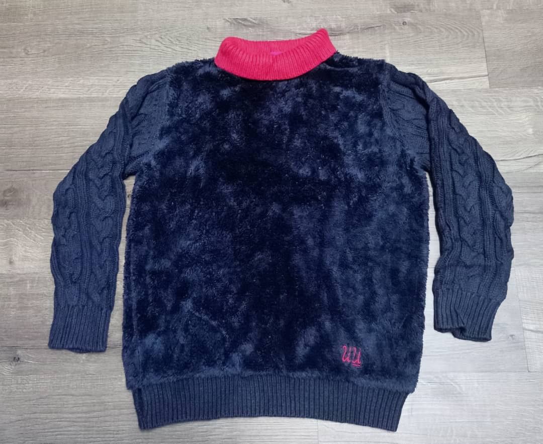 Undercover X Uniqlo faux fur turtleneck knit