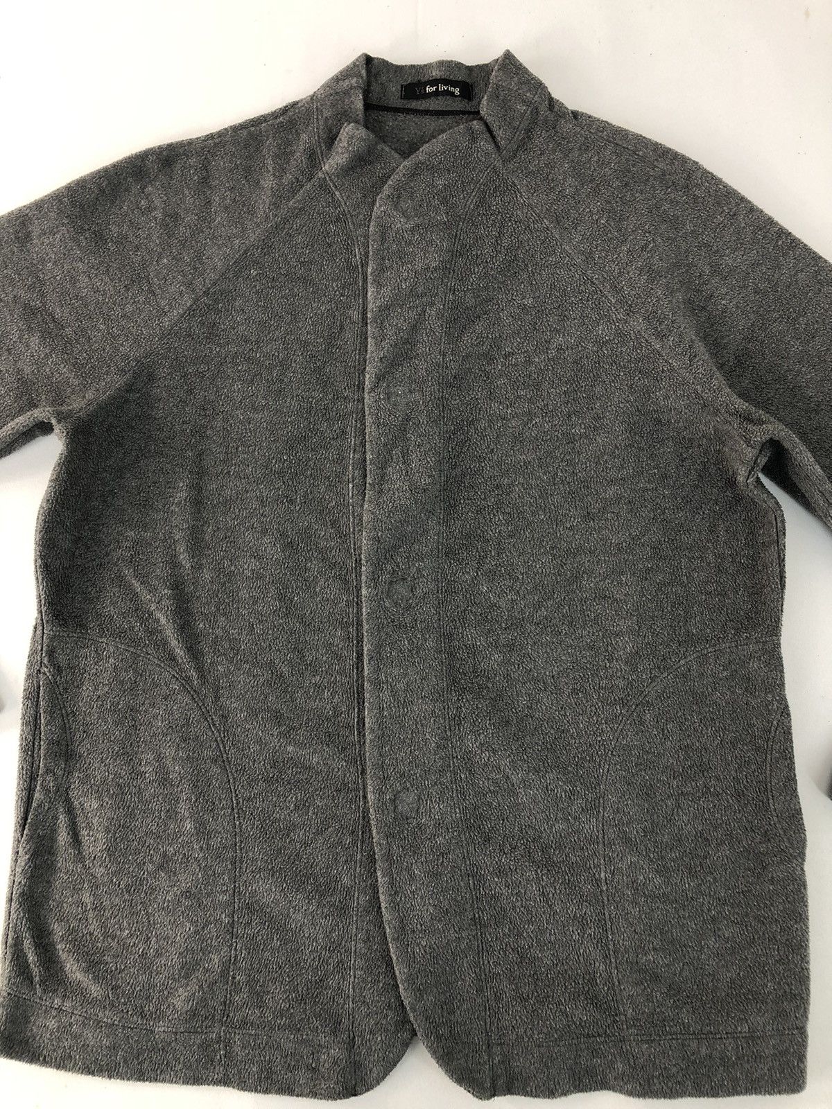 Y's × Yohji Yamamoto Y’s For Living Yohji Yamamoto Designer Brand Fleece Jacket Size M / US 6-8 / IT 42-44 - 3 Thumbnail