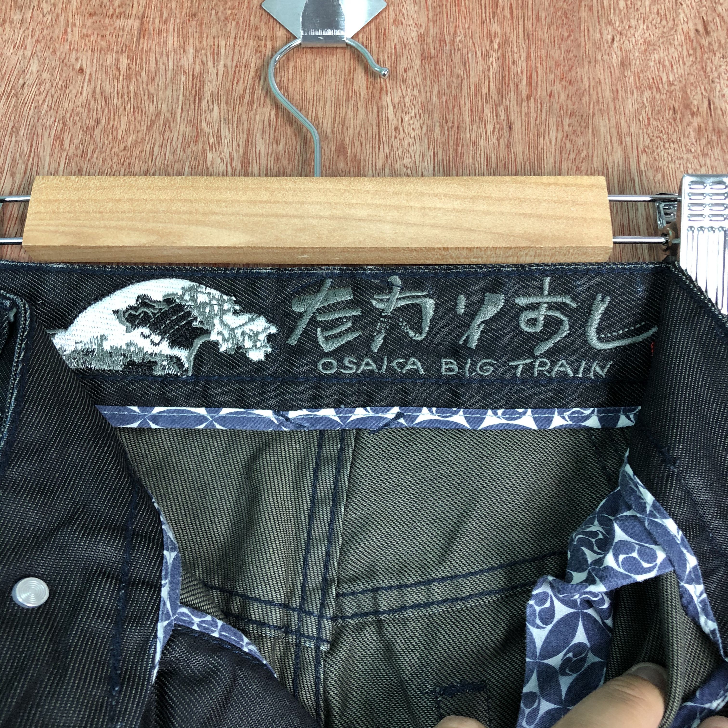 Edition Japan DLL Japan Big Train Black distressed Denim Pants #c095 Size US 38 / EU 54 - 7 Thumbnail