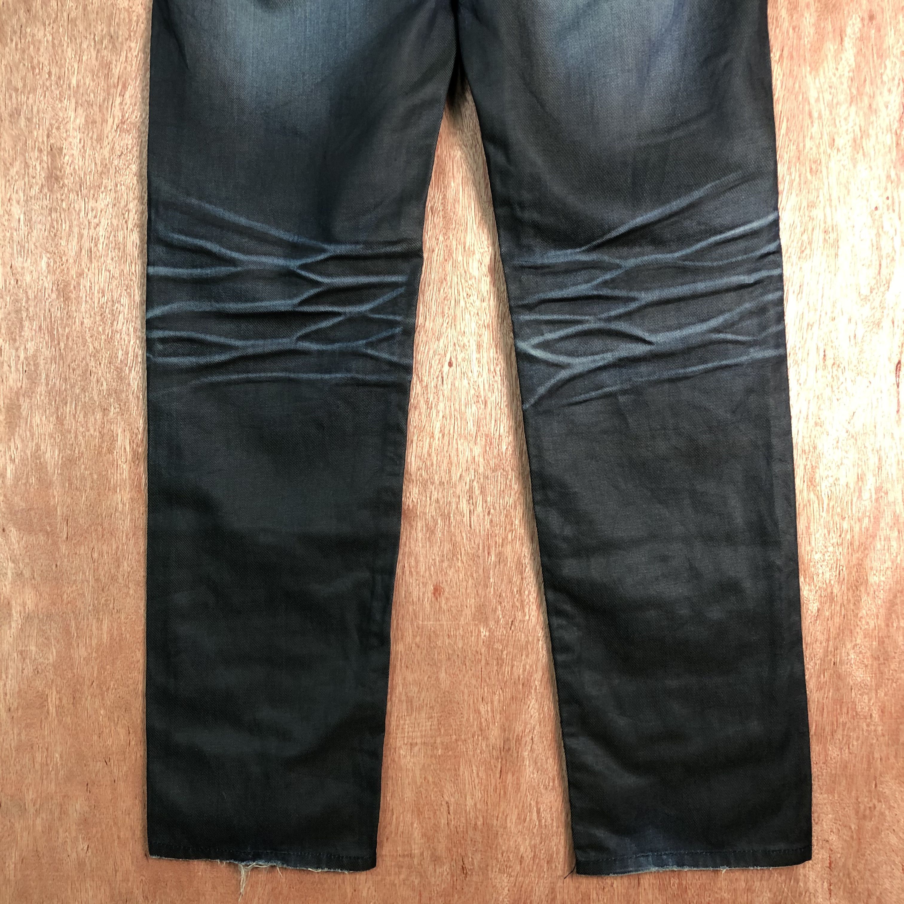 Edition Japan DLL Japan Big Train Black distressed Denim Pants #c095 Size US 38 / EU 54 - 10 Thumbnail