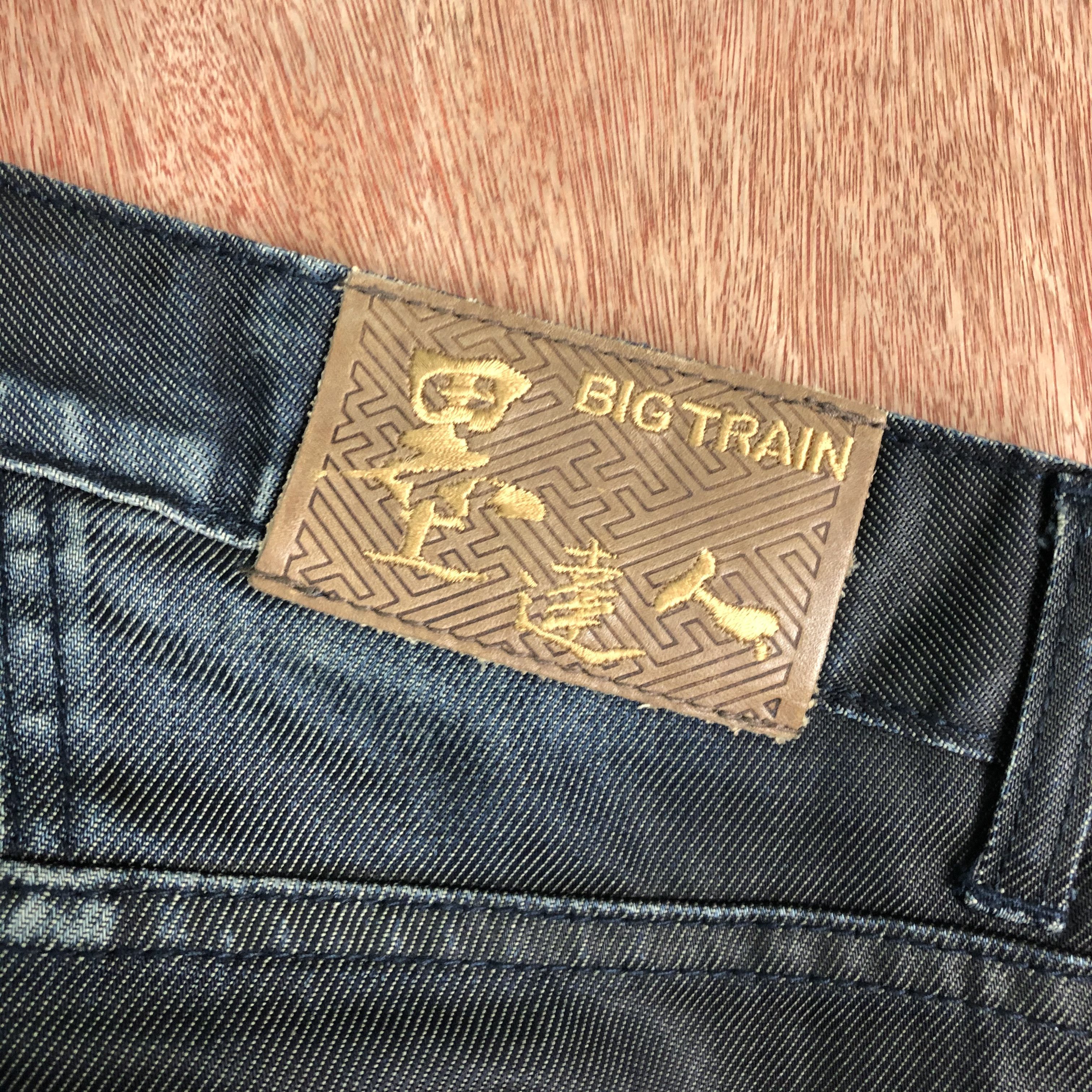 Edition Japan DLL Japan Big Train Black distressed Denim Pants #c095 Size US 38 / EU 54 - 13 Thumbnail