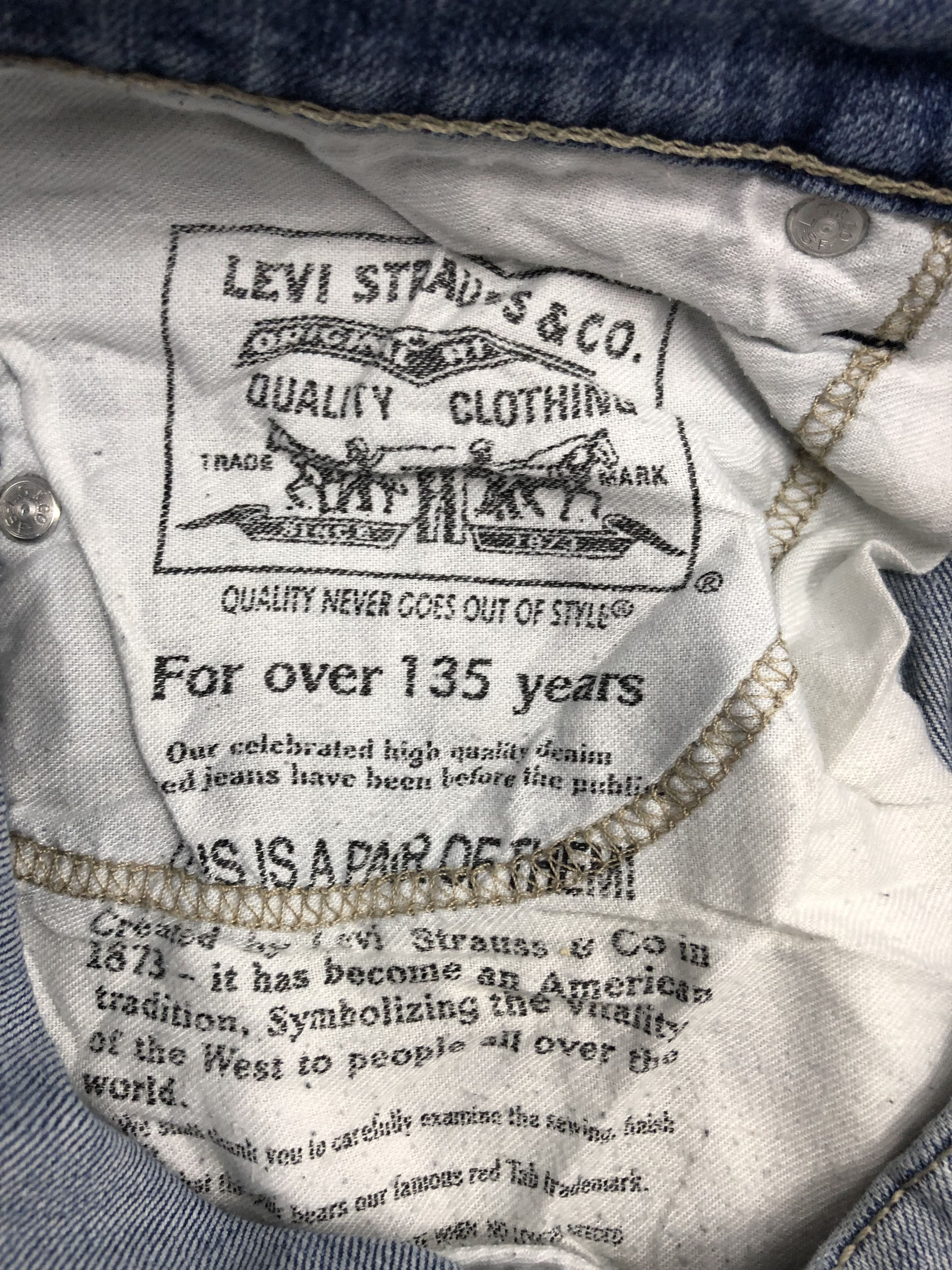 Levi's × Vintage Vintage Levis 510 Light Wash Jeans DP1194 Size US 30 / EU 46 - 11 Thumbnail