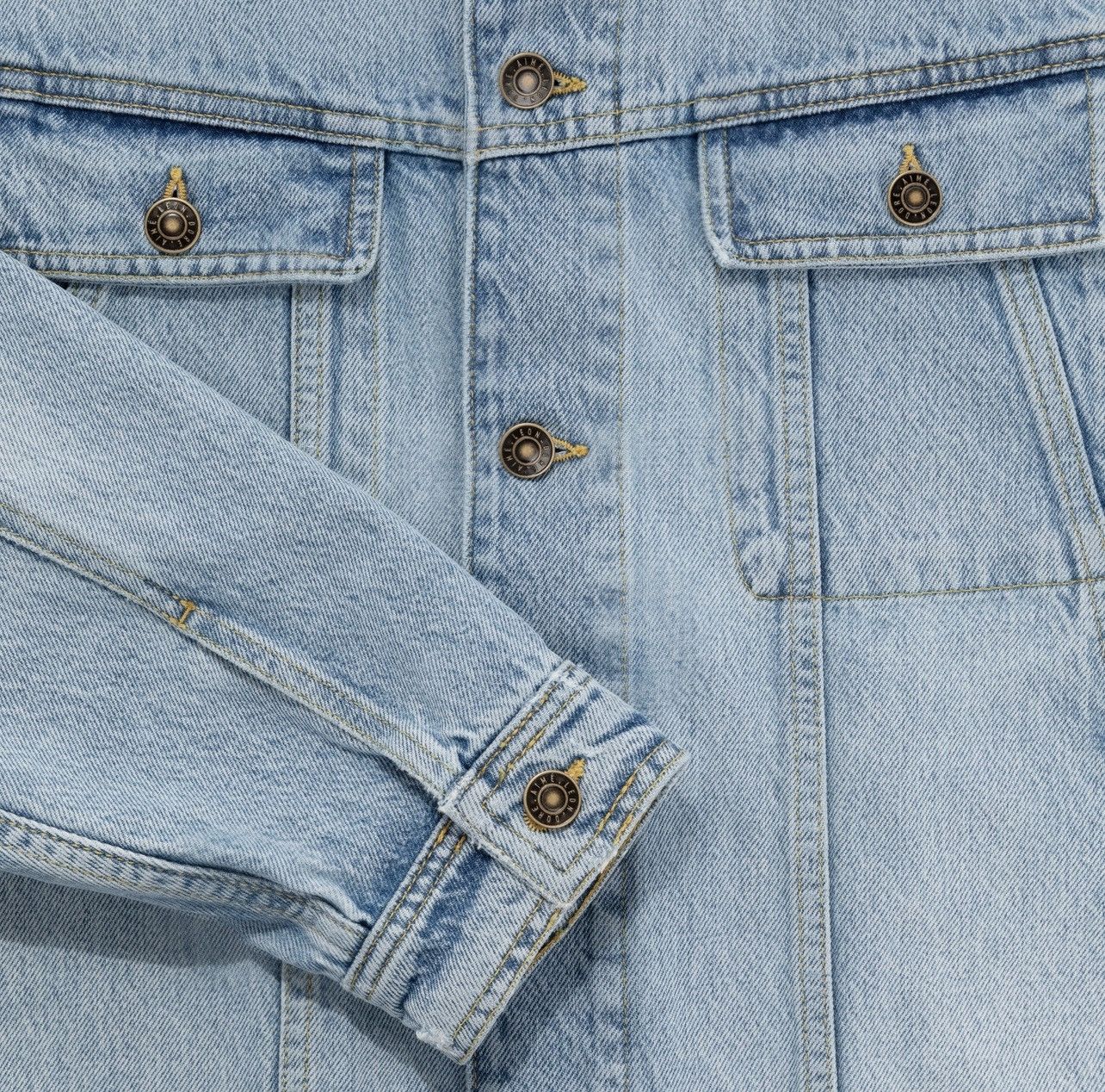 Aime Leon Dore Aime Leon Dore Washed Denim Trucker Jacket Size US L / EU 52-54 / 3 - 7 Thumbnail