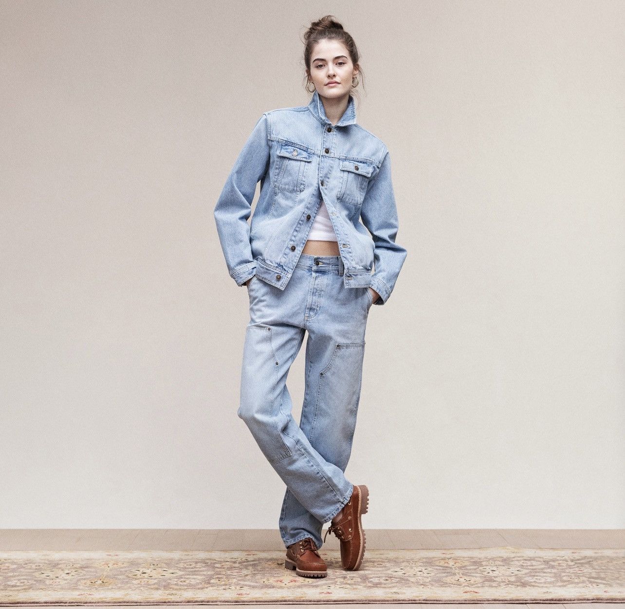 Aime Leon Dore Aime Leon Dore Washed Denim Trucker Jacket Size US L / EU 52-54 / 3 - 8 Thumbnail