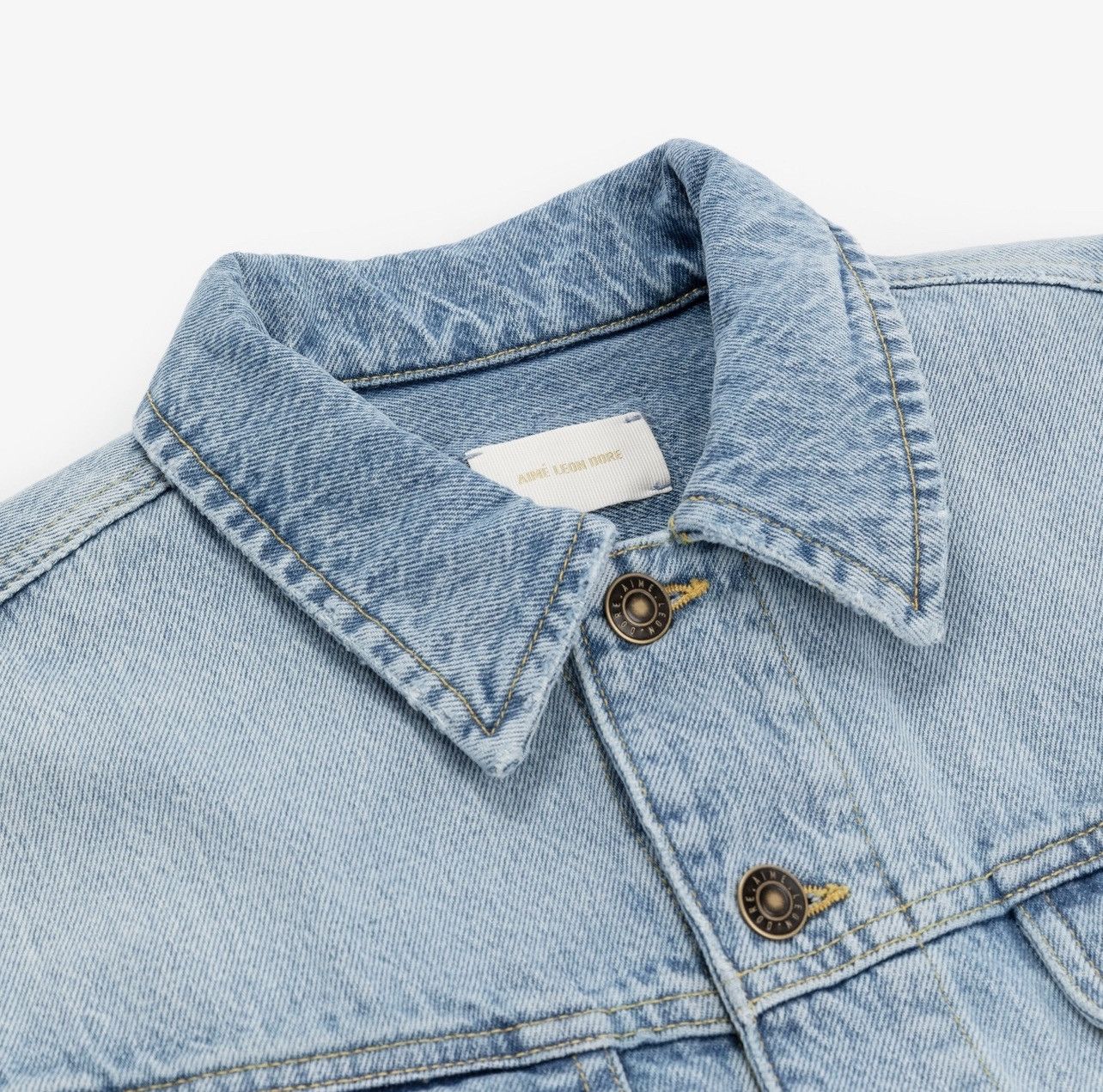 Aime Leon Dore Aime Leon Dore Washed Denim Trucker Jacket Size US L / EU 52-54 / 3 - 6 Thumbnail