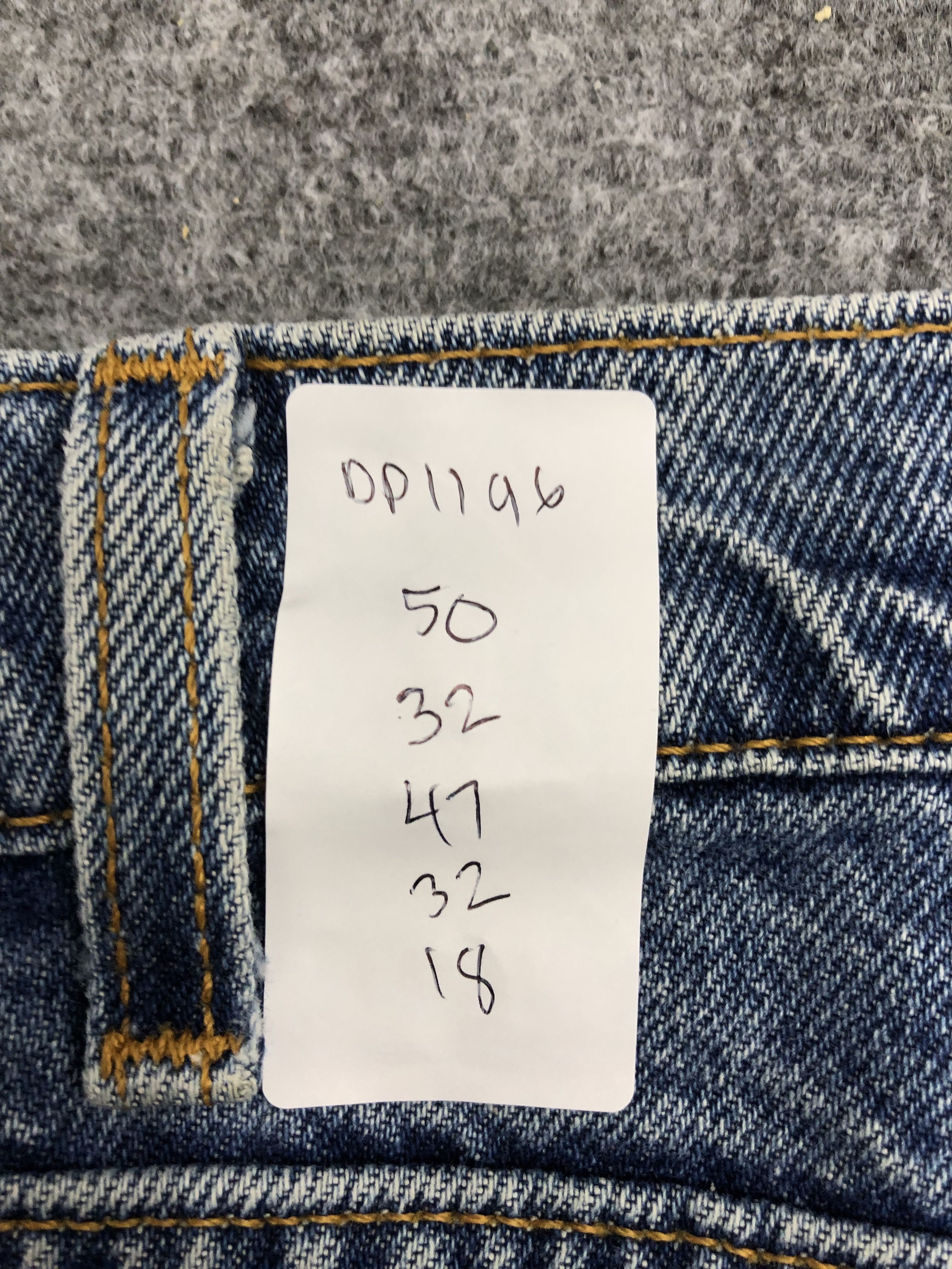 Levi's Vintage 90s Levis 545 Faded Blue Jeans DP1196 Size US 44 / EU 60 - 11 Thumbnail