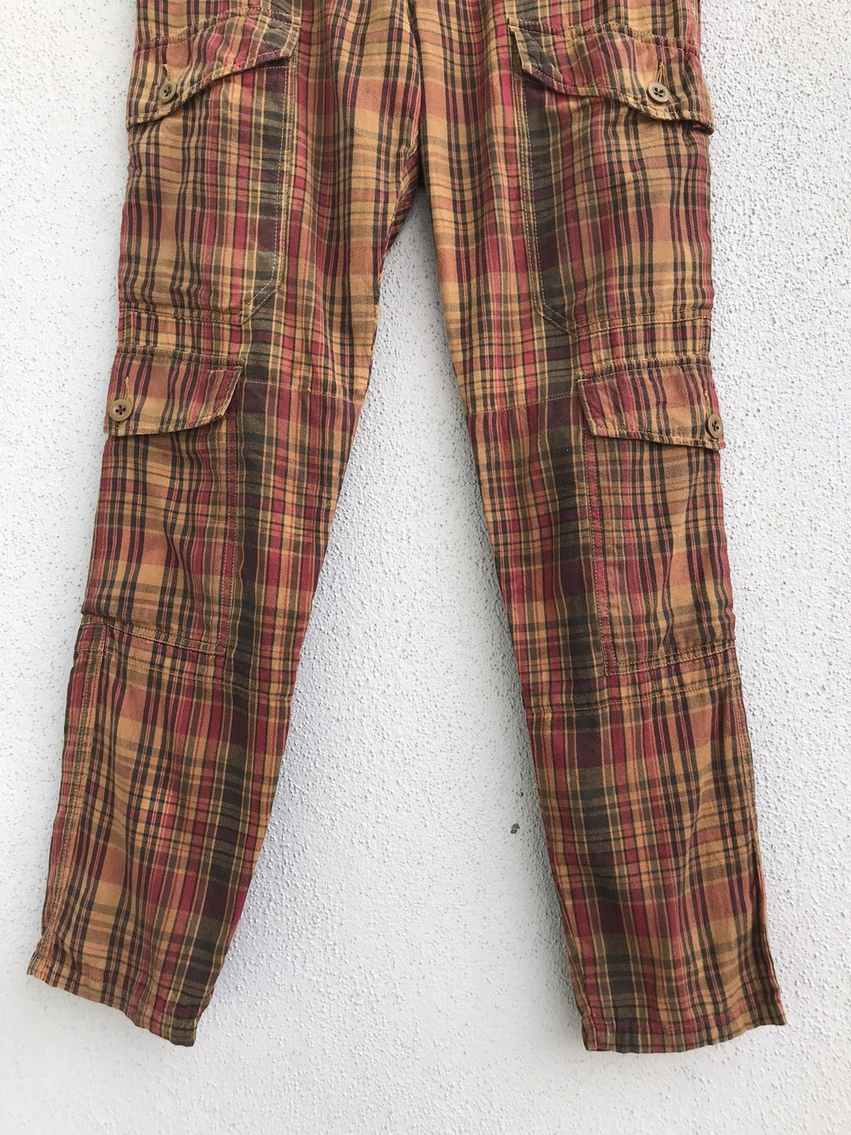 Polo Ralph Lauren Ralph Lauren RL Checkered Multi Pocket Slim Pants Size 30" / US 8 / IT 44 - 3 Thumbnail