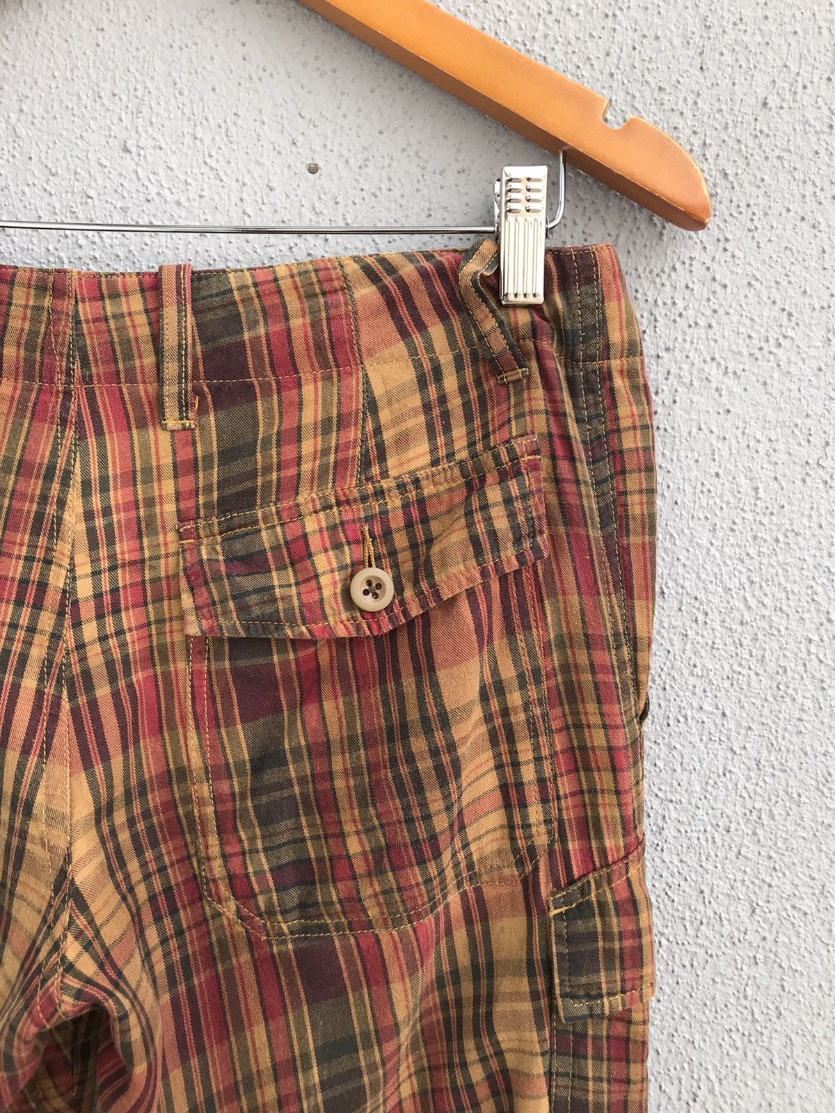 Polo Ralph Lauren Ralph Lauren RL Checkered Multi Pocket Slim Pants Size 30" / US 8 / IT 44 - 8 Thumbnail