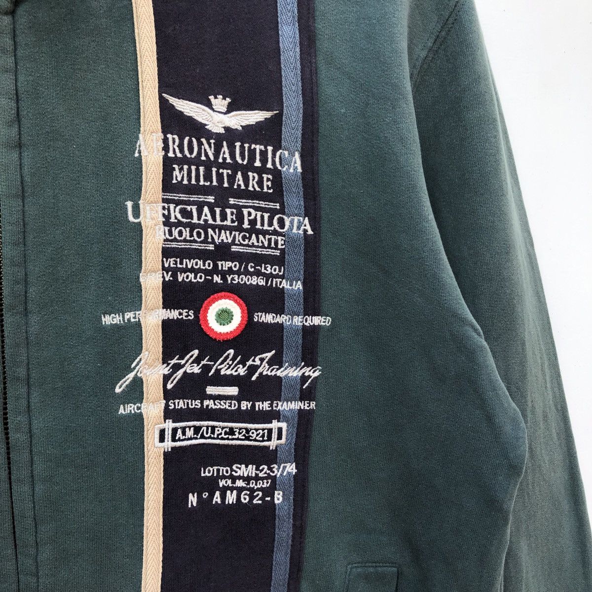 Aeronautica Militare AERONAUTICA ITALY AIR FORCE Zipper Sweatshirt #0503-14 Size US M / EU 48-50 / 2 - 2 Thumbnail