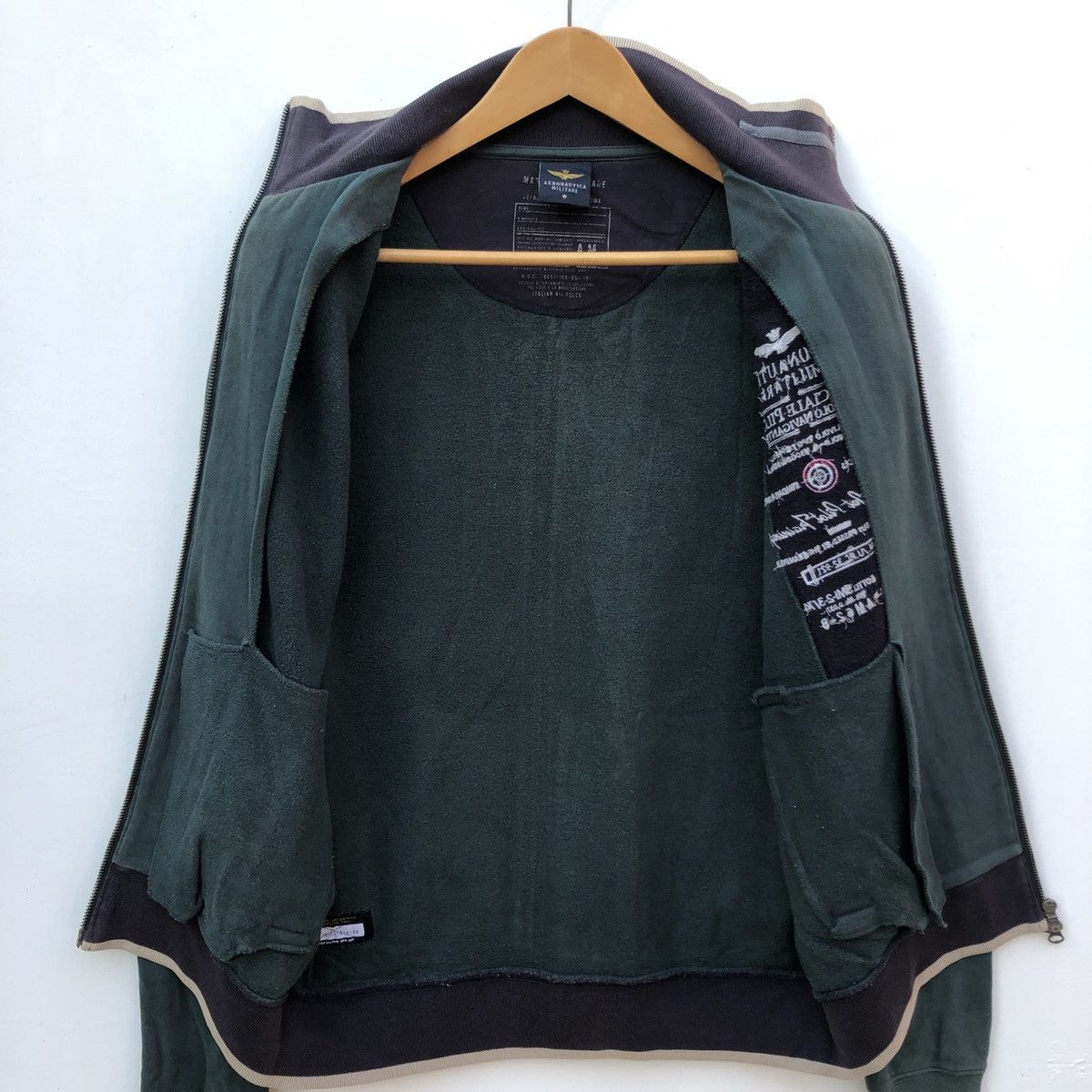 Aeronautica Militare AERONAUTICA ITALY AIR FORCE Zipper Sweatshirt #0503-14 Size US M / EU 48-50 / 2 - 3 Thumbnail