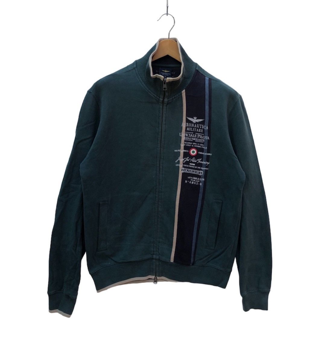 AERONAUTICA ITALY AIR FORCE Zipper Sweatshirt #0503-14