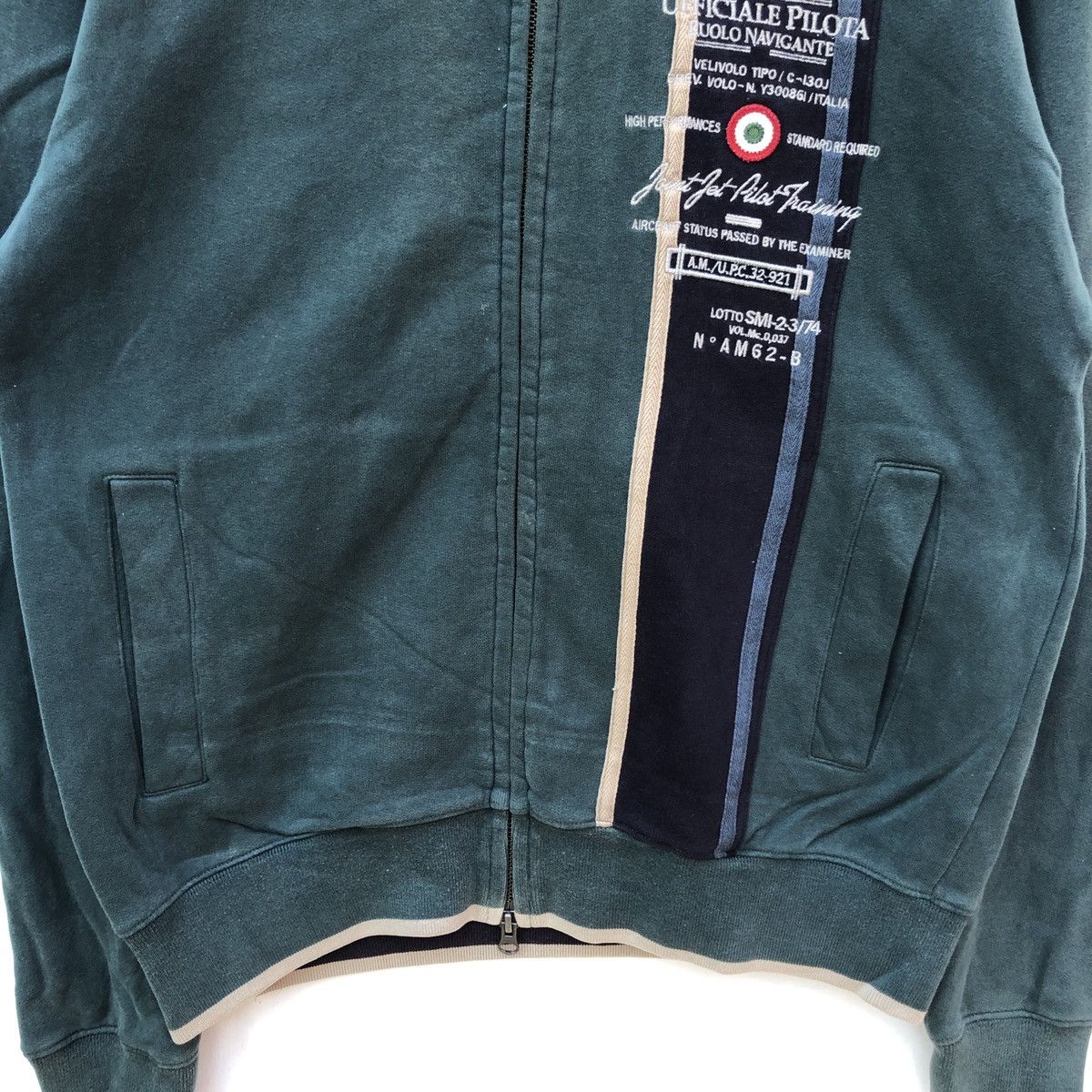 Aeronautica Militare AERONAUTICA ITALY AIR FORCE Zipper Sweatshirt #0503-14 Size US M / EU 48-50 / 2 - 6 Thumbnail