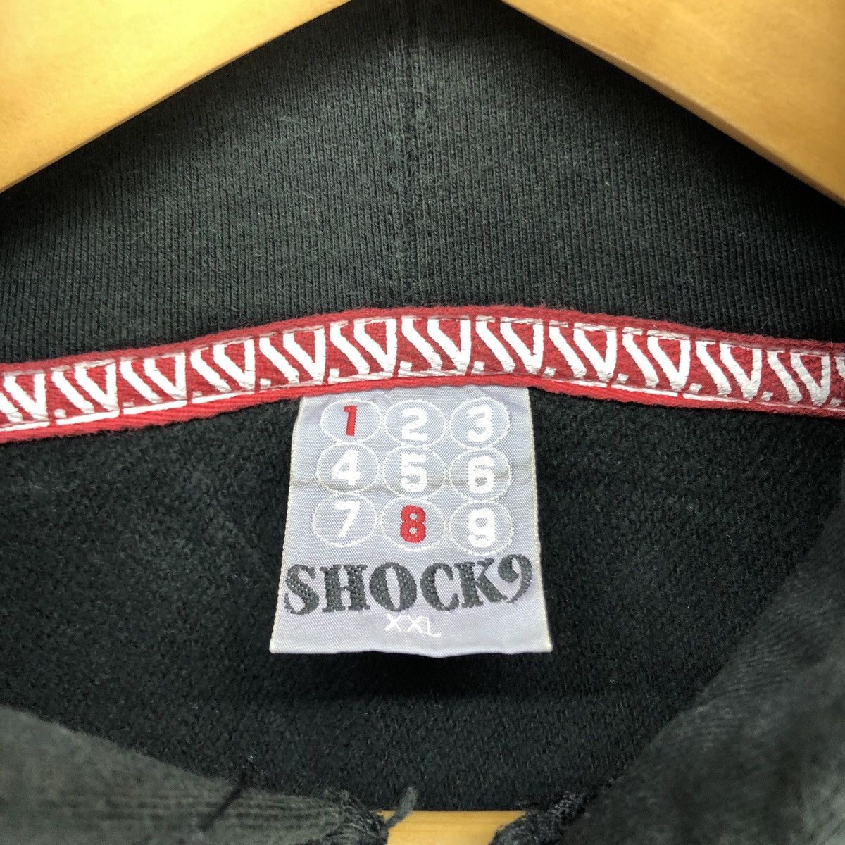 Other SHOCK 9 Zipper Hoodie #1010-34 Size US XL / EU 56 / 4 - 6 Thumbnail
