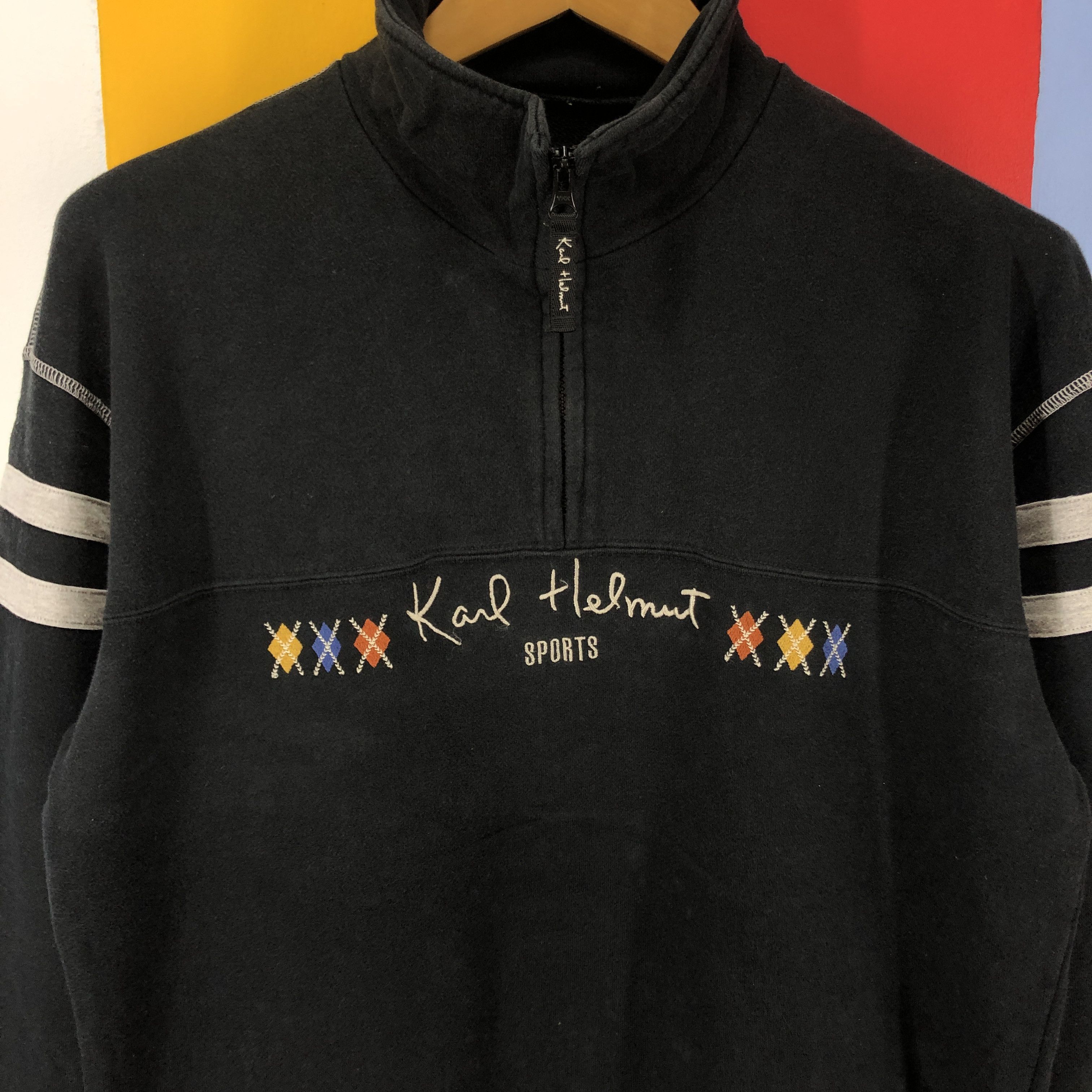 Karl Helmut KARL HELMUT SPORTS by PINK HOUSE Sweatshirt #0886/AI Size US M / EU 48-50 / 2 - 2 Thumbnail