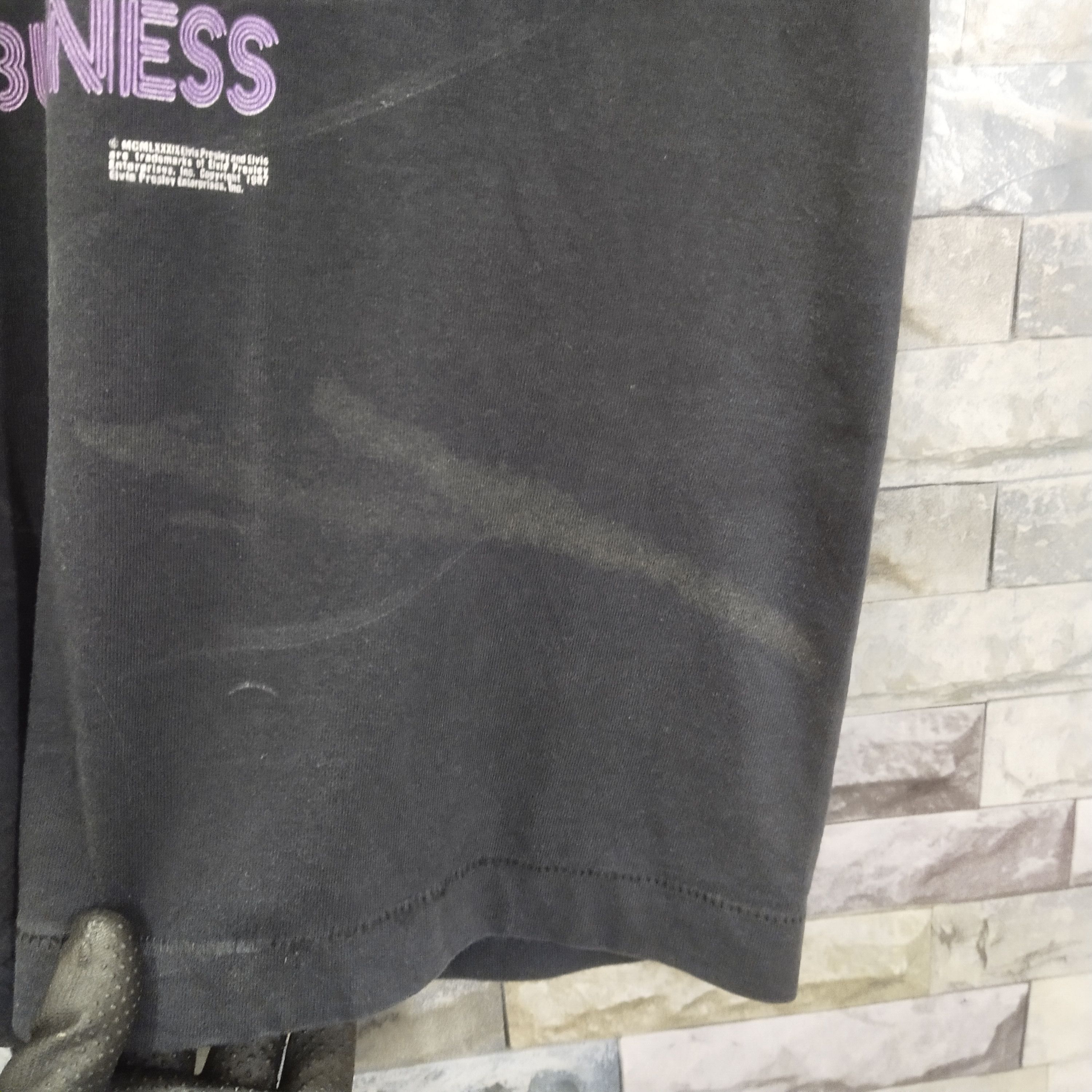 Band Tees × If Six Was Nine × Vintage Vintage 1987 Elvis Presley Taking Care Of Business Size US XL / EU 56 / 4 - 7 Thumbnail
