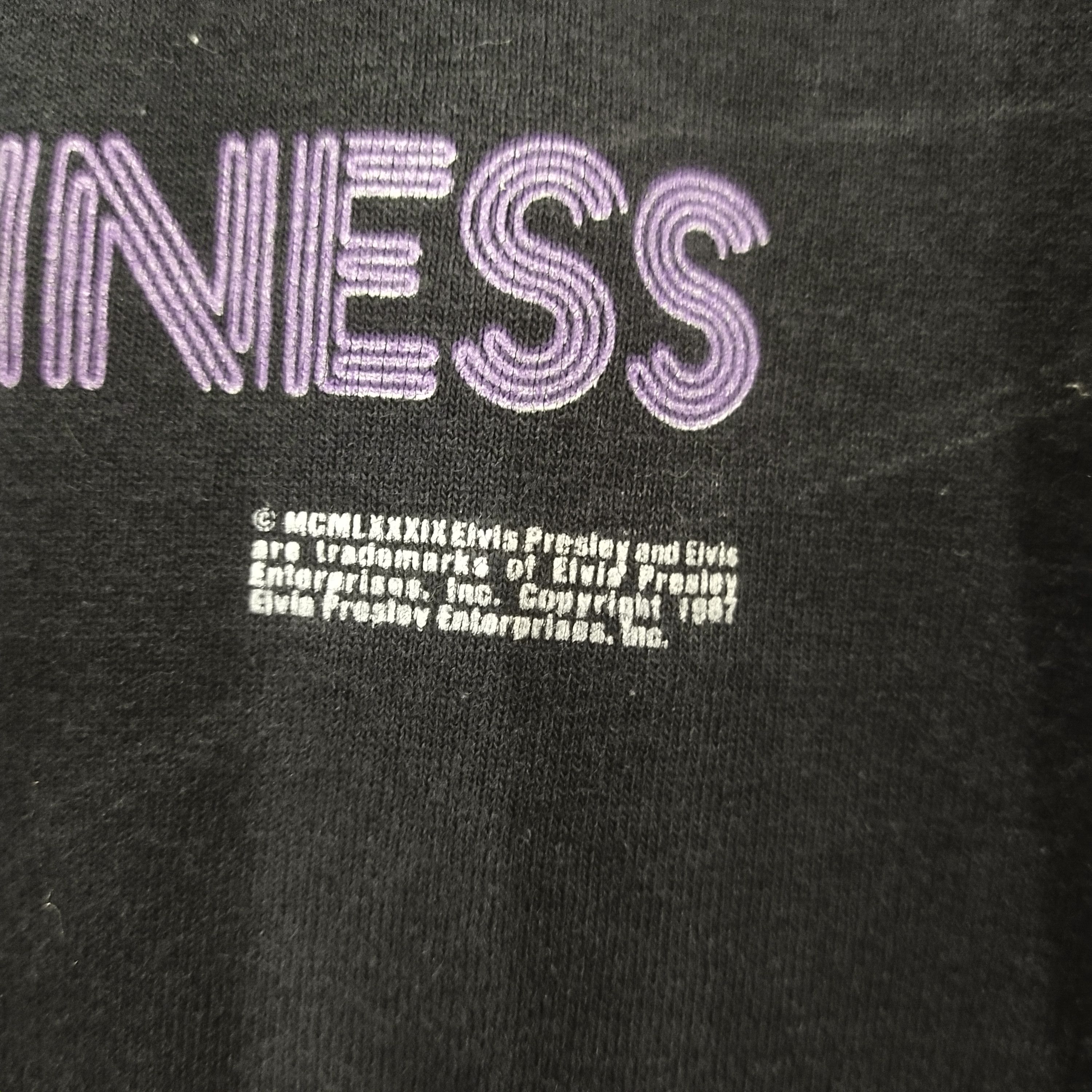 Band Tees × If Six Was Nine × Vintage Vintage 1987 Elvis Presley Taking Care Of Business Size US XL / EU 56 / 4 - 4 Thumbnail