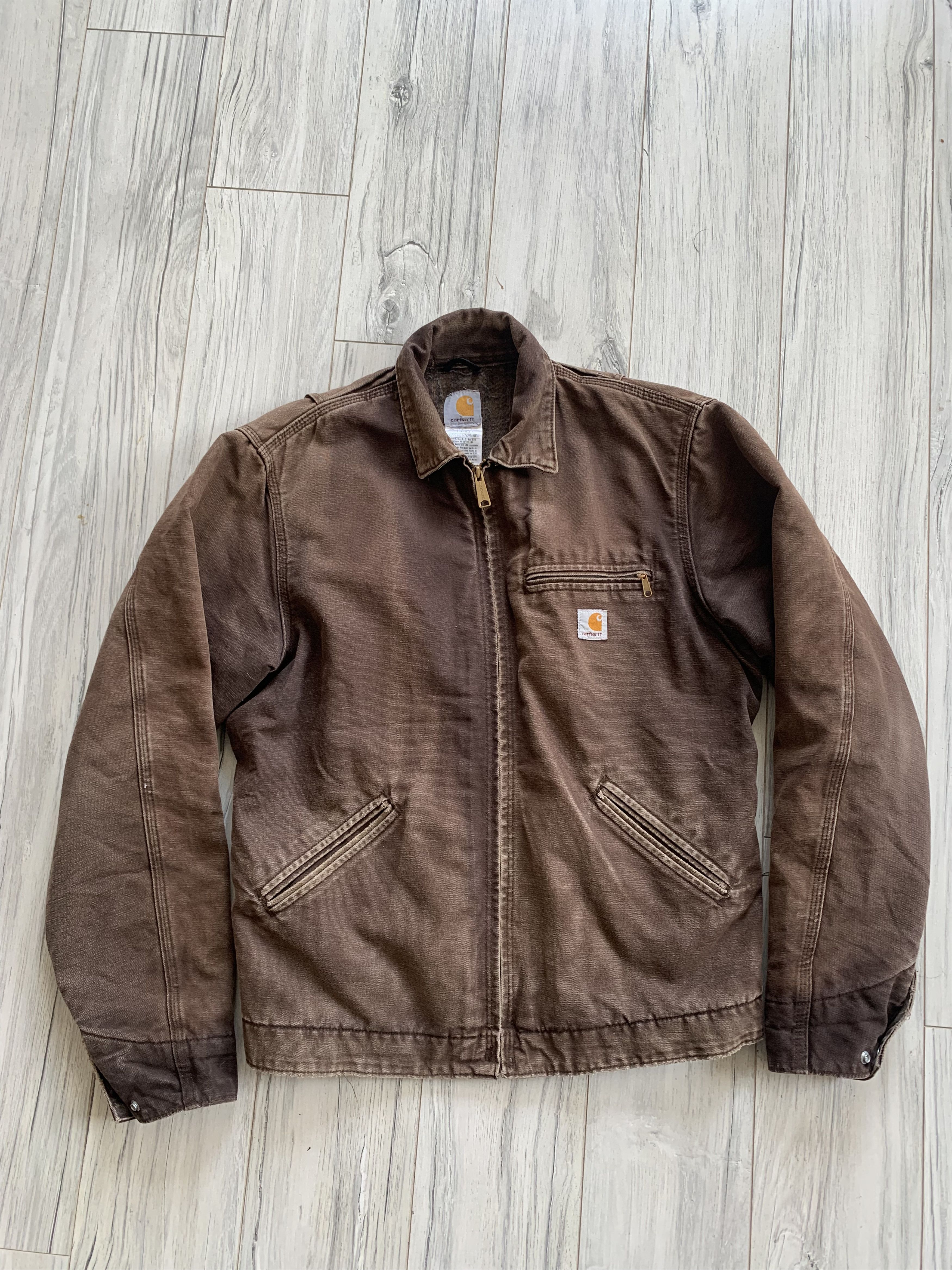 vintage carhartt detroit jacket medium