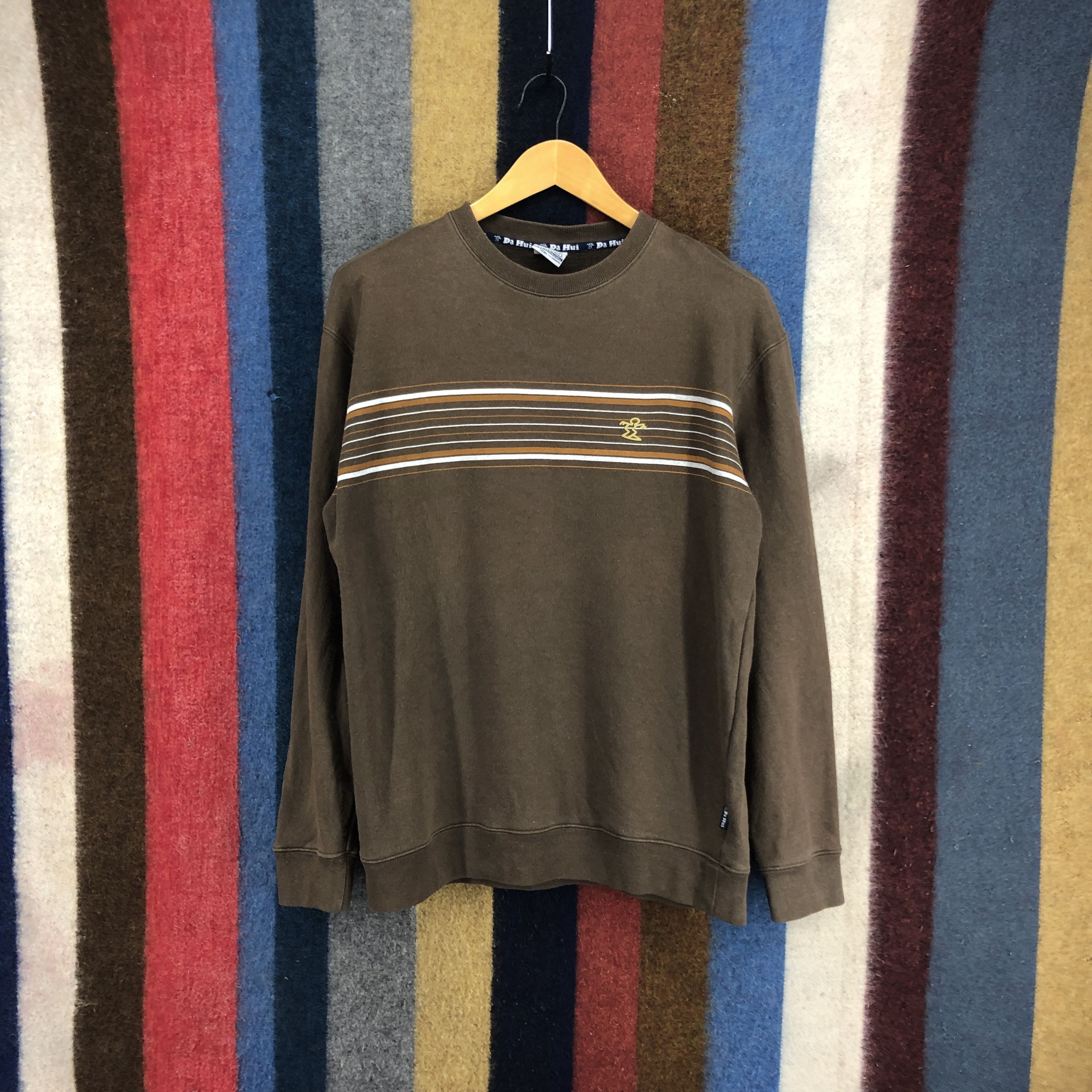 Other DA HUI Crew Neck Stripe Sweatshirt #0319/M Size US M / EU 48-50 / 2 - 1 Thumbnail