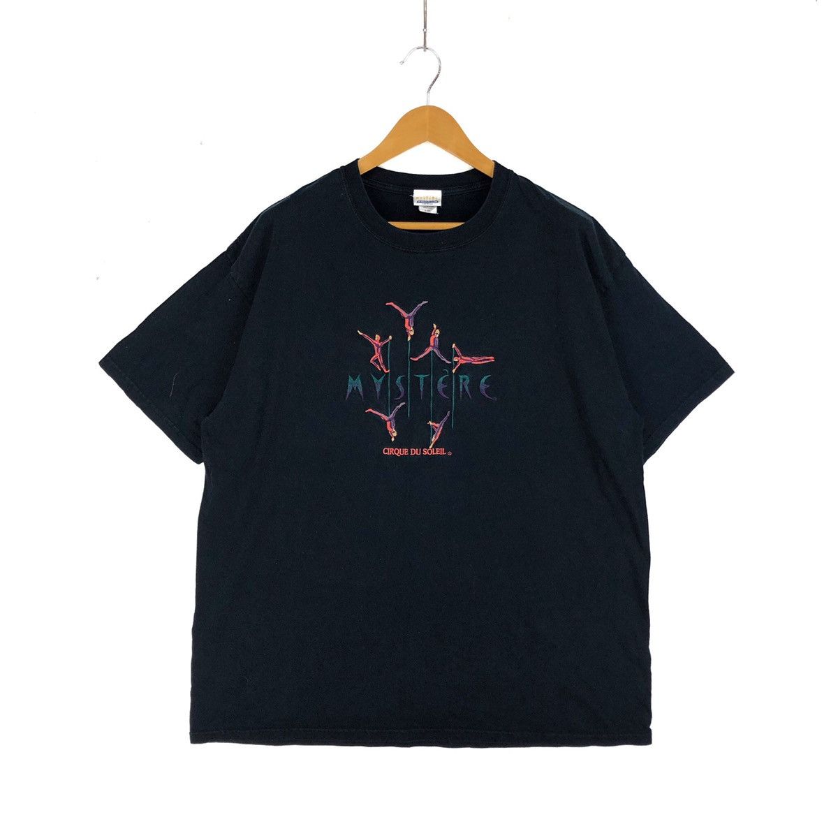 Vintage 90s Vintage MYSTERE CIRQUE DU SOLEIL Circus T Shirt #2564-90 Size US XXL / EU 58 / 5 - 1 Thumbnail