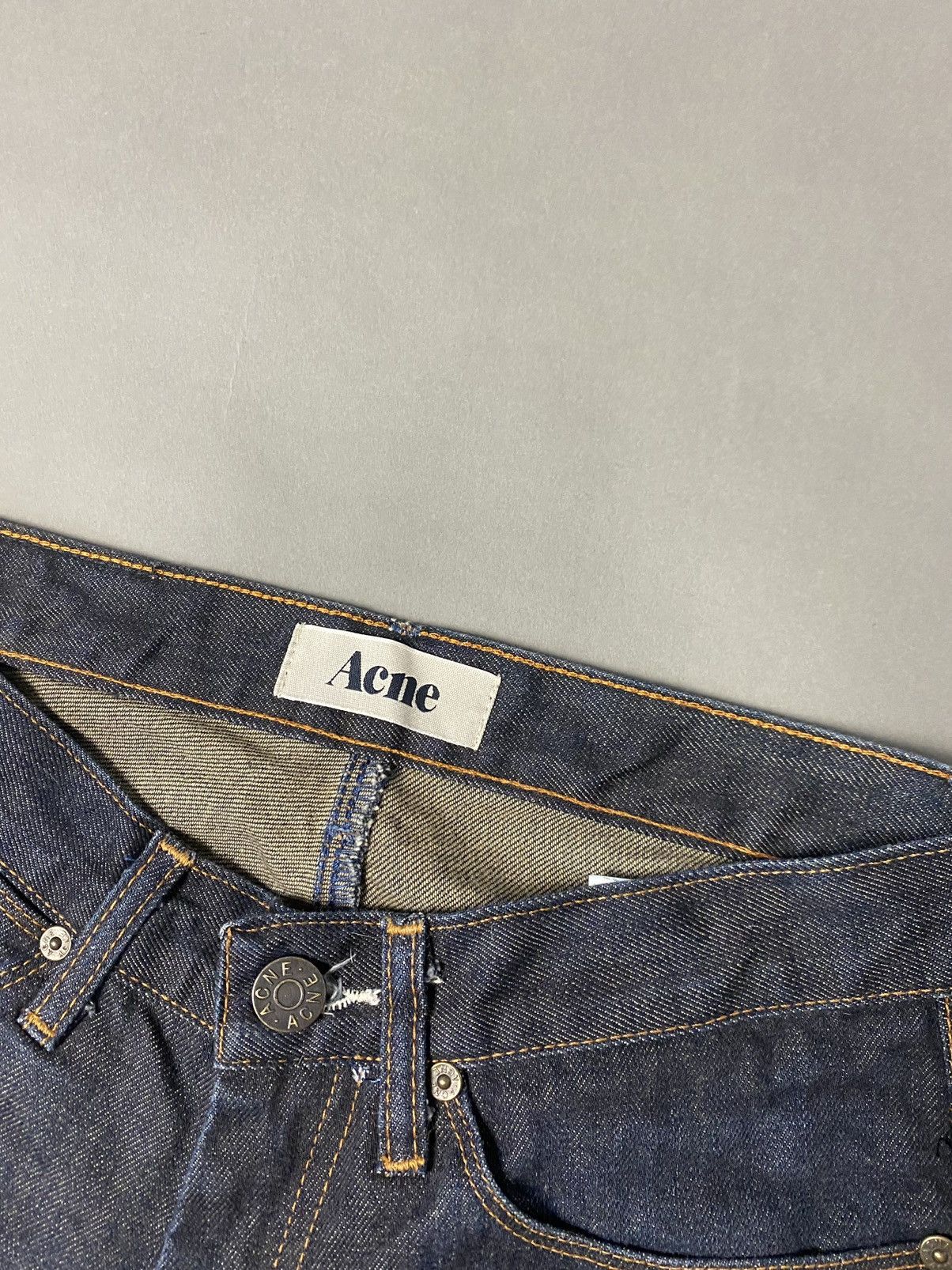 Acne Studios Acne vintage black / dark navy jeans denim pants Size 28" / US 6 / IT 42 - 4 Thumbnail