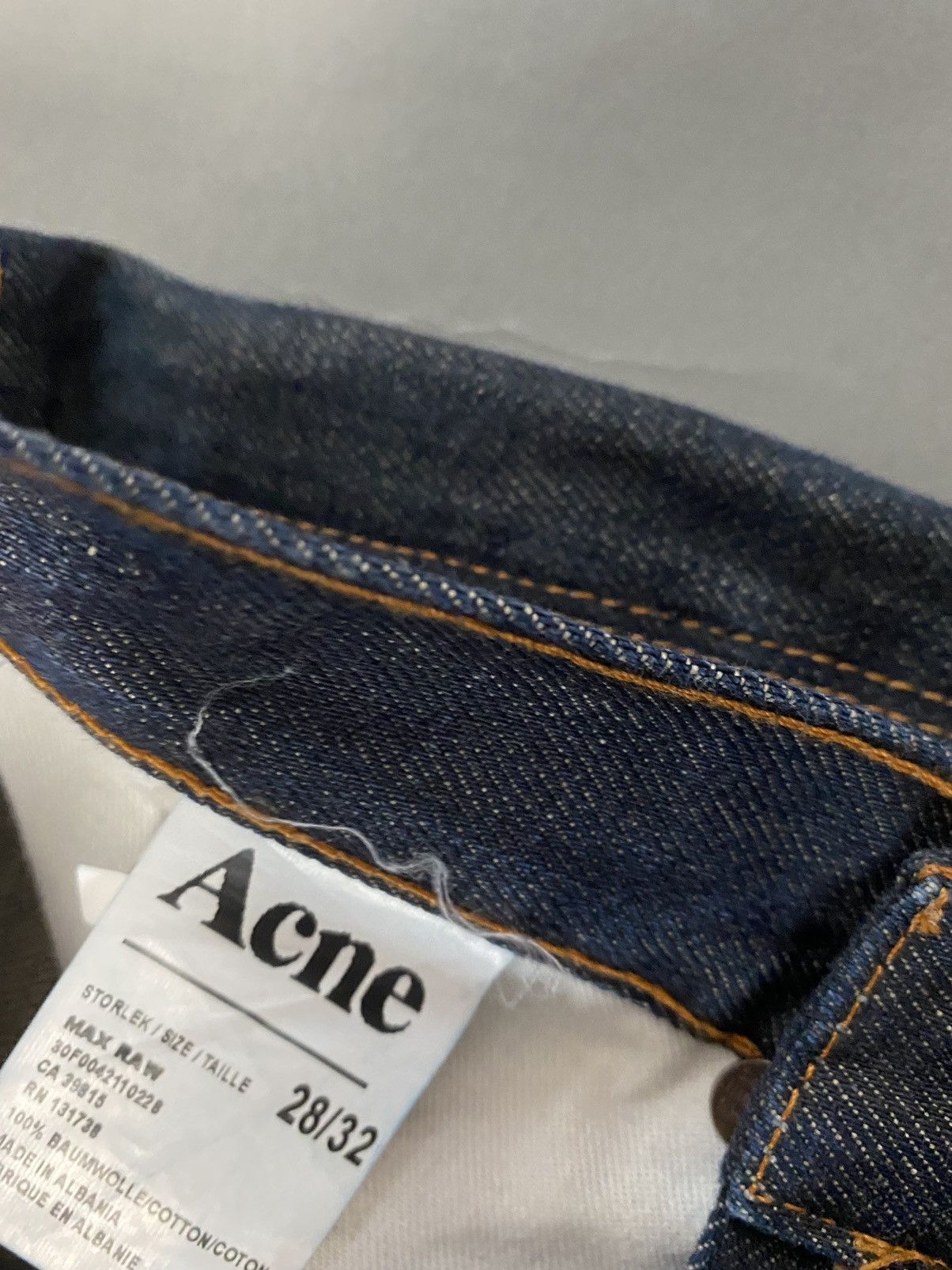 Acne Studios Acne vintage black / dark navy jeans denim pants Size 28" / US 6 / IT 42 - 5 Thumbnail
