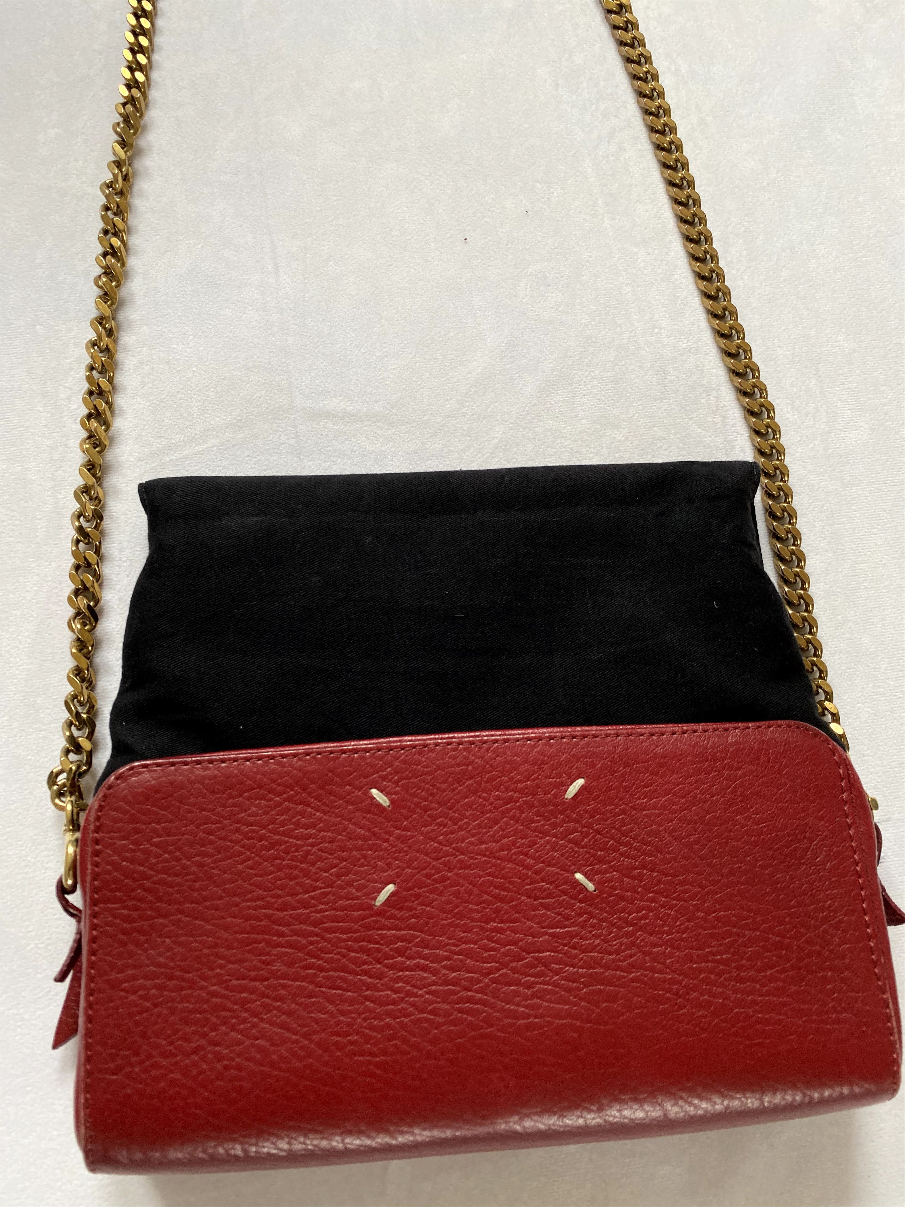 Maison Margiela ⚡️QUICK SALE⚡️ Maison Margiela Red Leather Shoulder Bag Size ONE SIZE - 6 Thumbnail