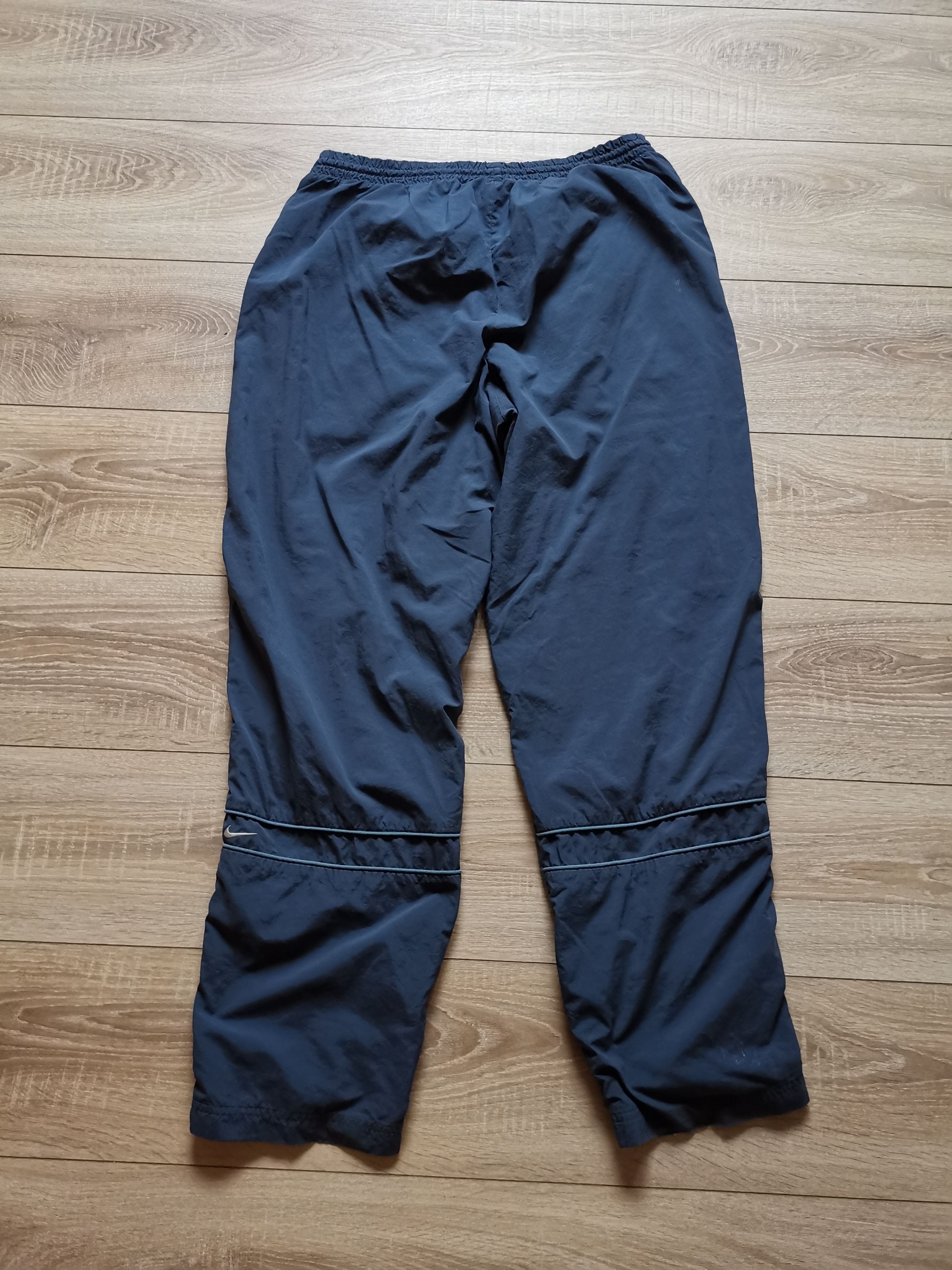 Nike Nike Vintage swoosh logo blue track pants Size US 34 / EU 50 - 2 Thumbnail