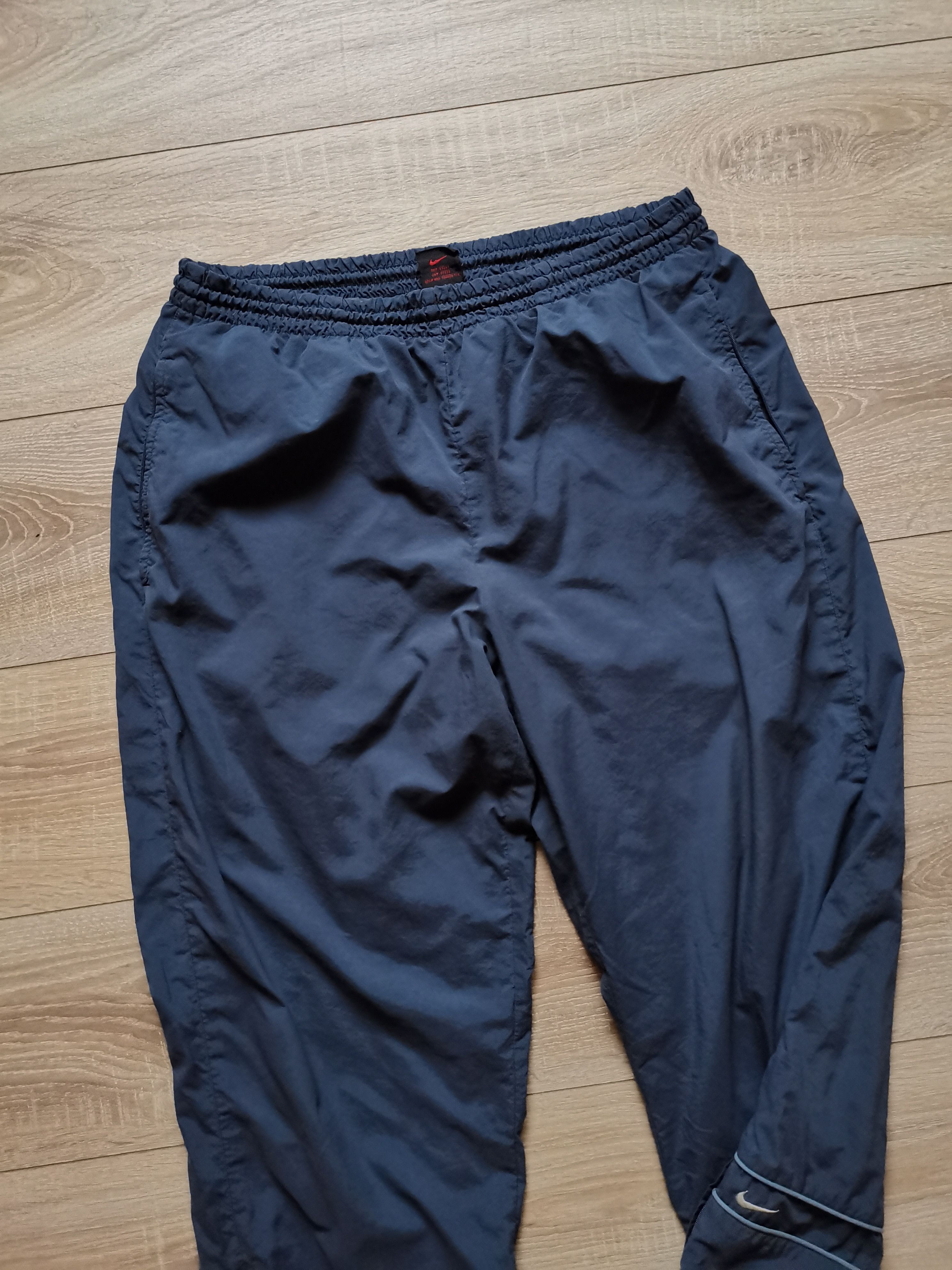 Nike Nike Vintage swoosh logo blue track pants Size US 34 / EU 50 - 4 Thumbnail